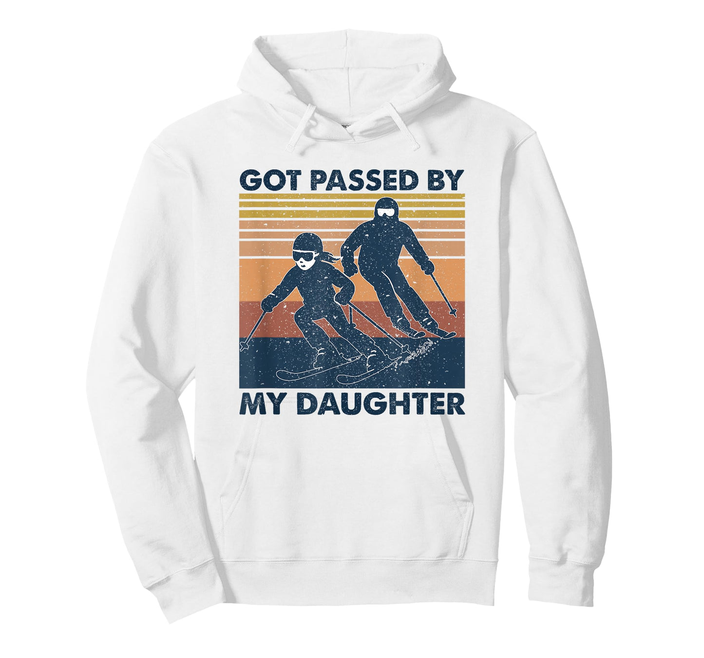 Got Passed by My Daughter Funny Skiing T-Shirt