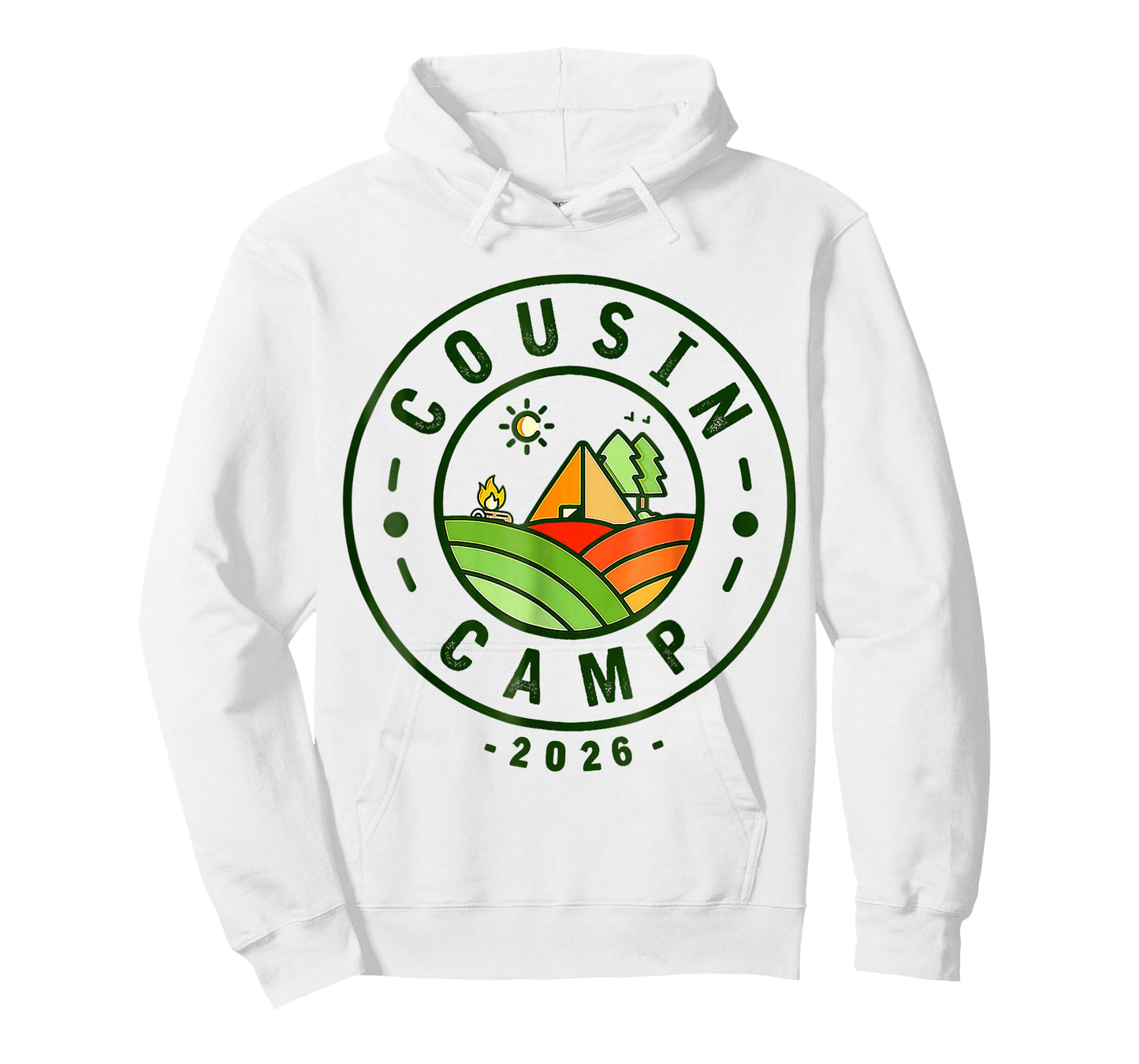 Cousin Camp 2026 Family Vacation Summer Camping T-Shirt
