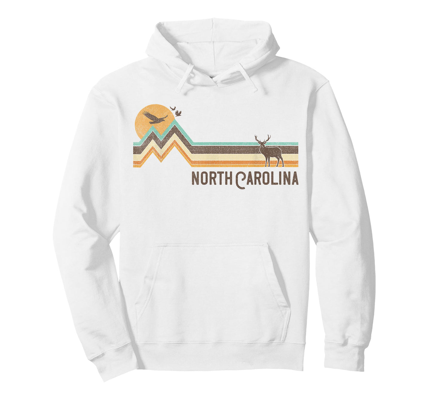 North Carolina - Vintage Men Women 70s 80s Graphic Cool T-Shirt