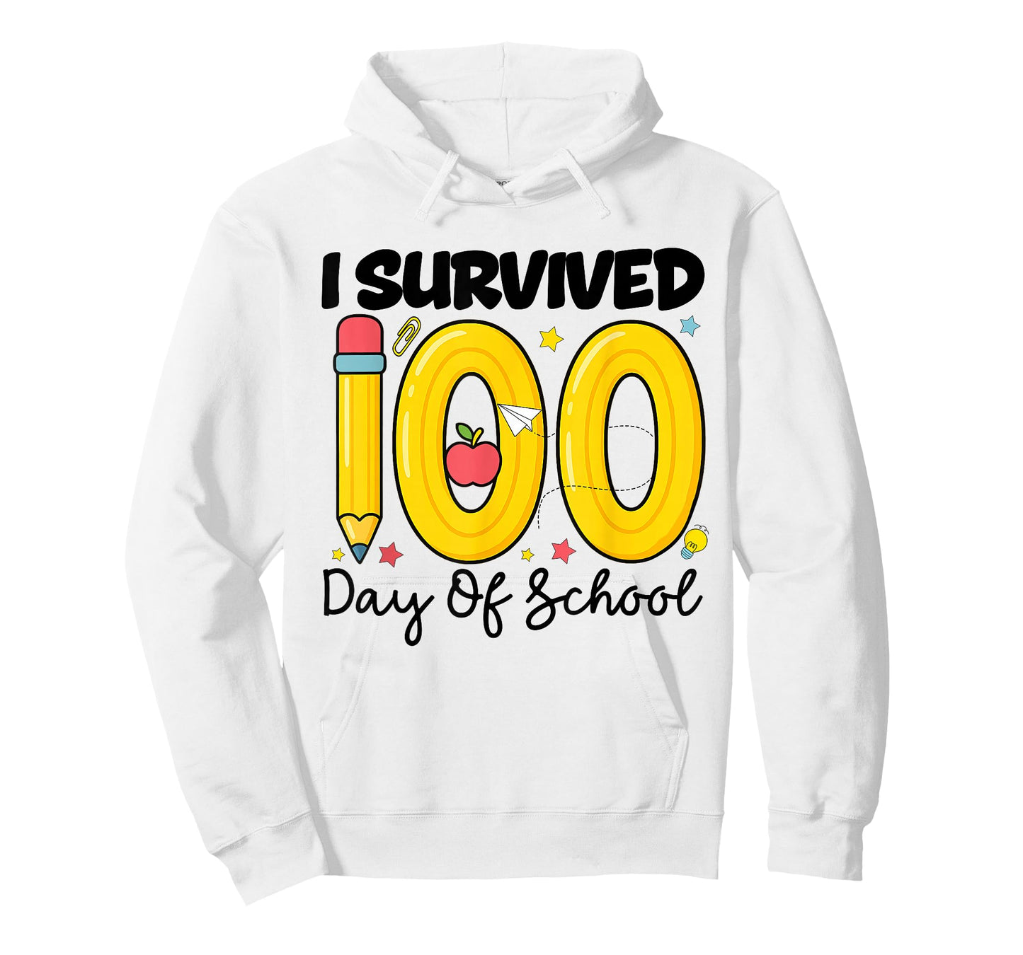 I Survived 100th Days of School Students Teachers 100 Days T-Shirt