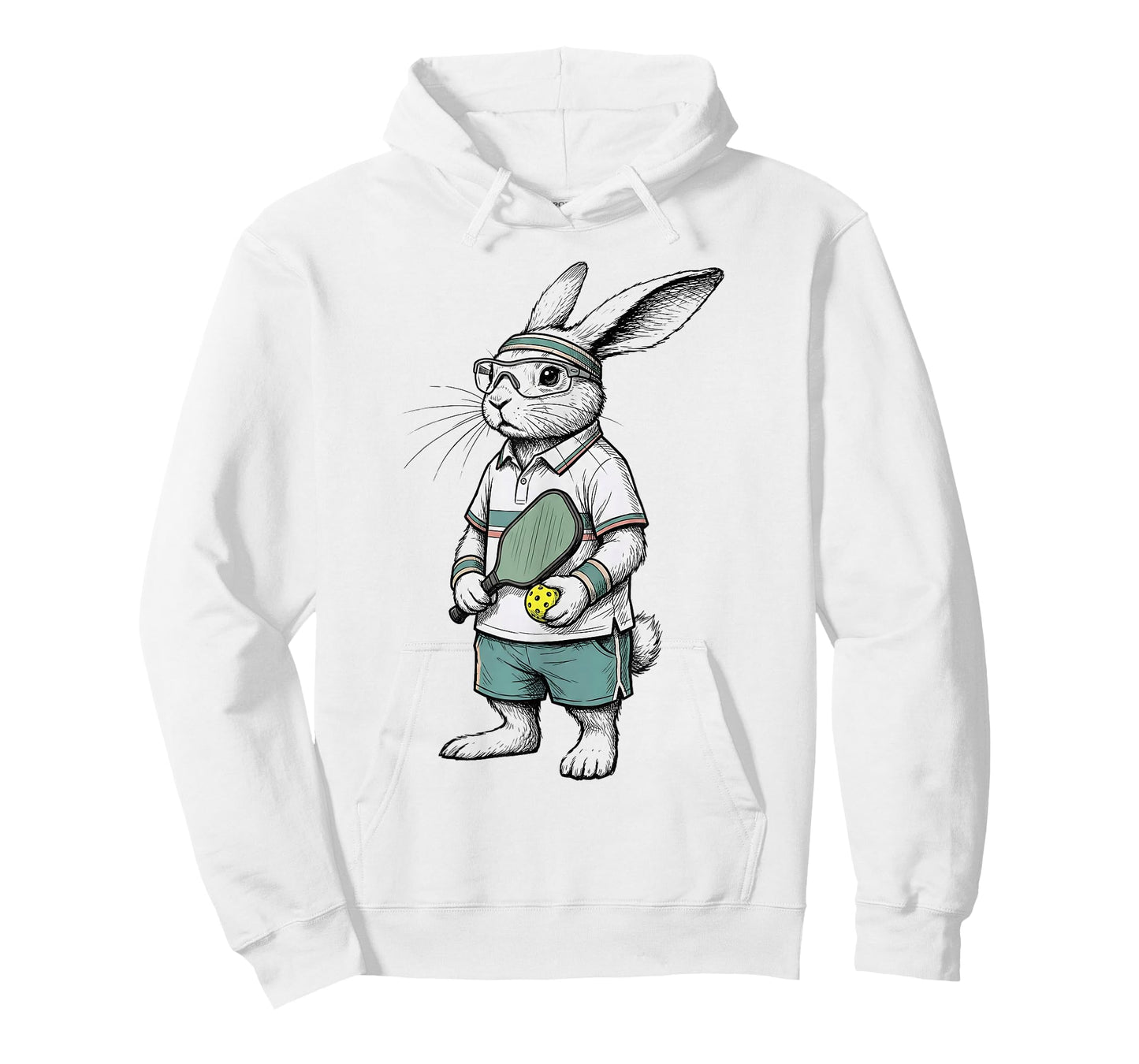 Easter Pickleball Shirt for Men Pickle Bunny Funny T-Shirt