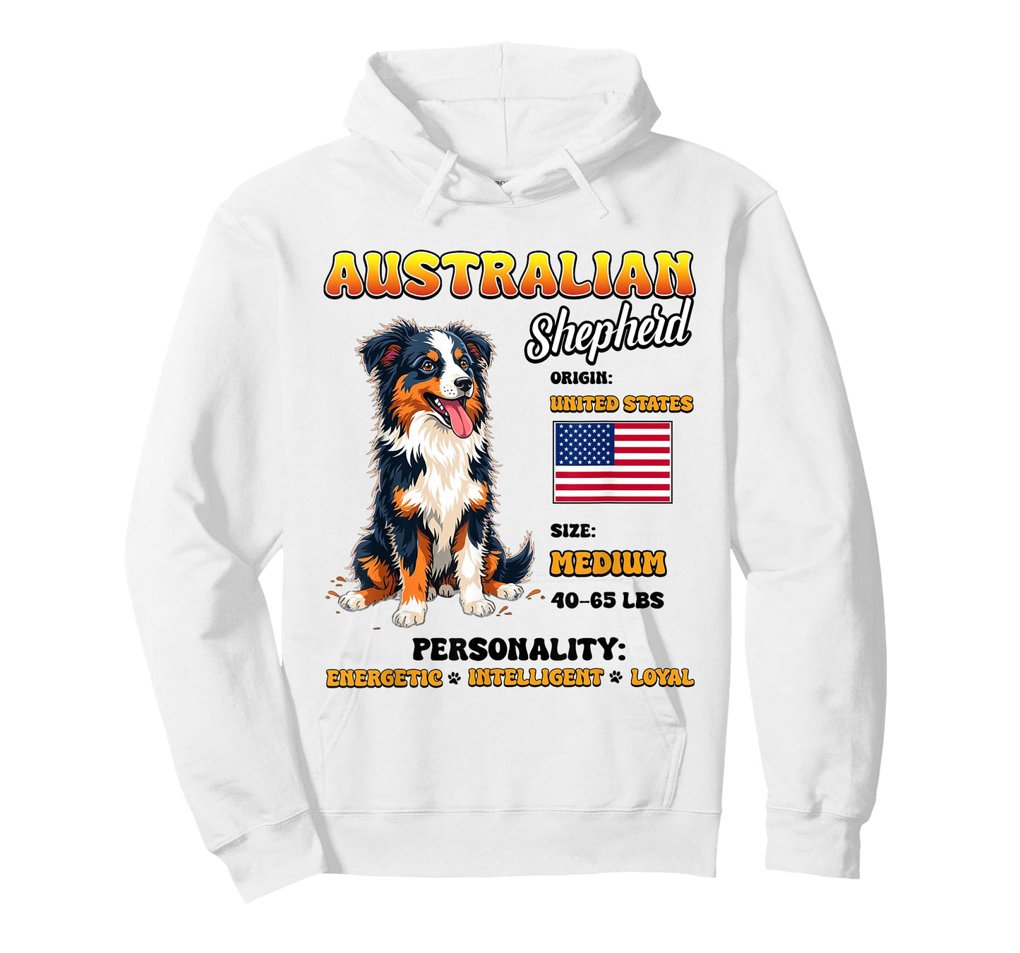 Australian Shepherd Design for Men Women Kids T-Shirt