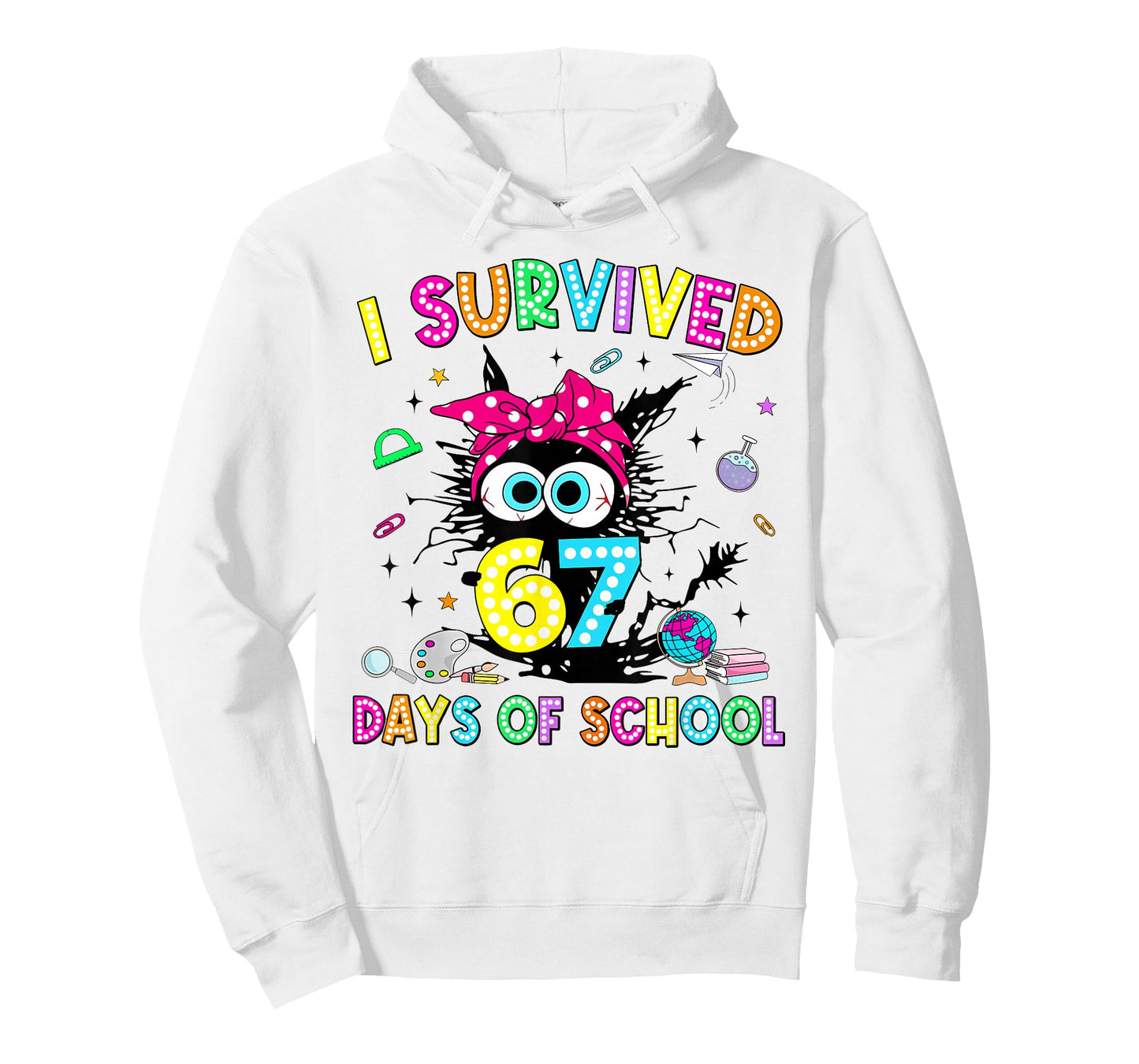 Survived 67 Days of School Six Seven Meme Teachers Boy Girl T-Shirt