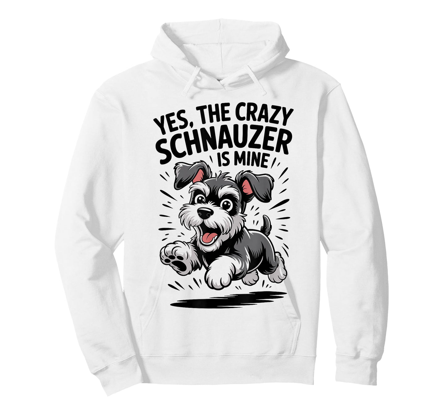 Cute Mini Small Dog Breed Owner Funny Miniature Schnauzer T-Shirt