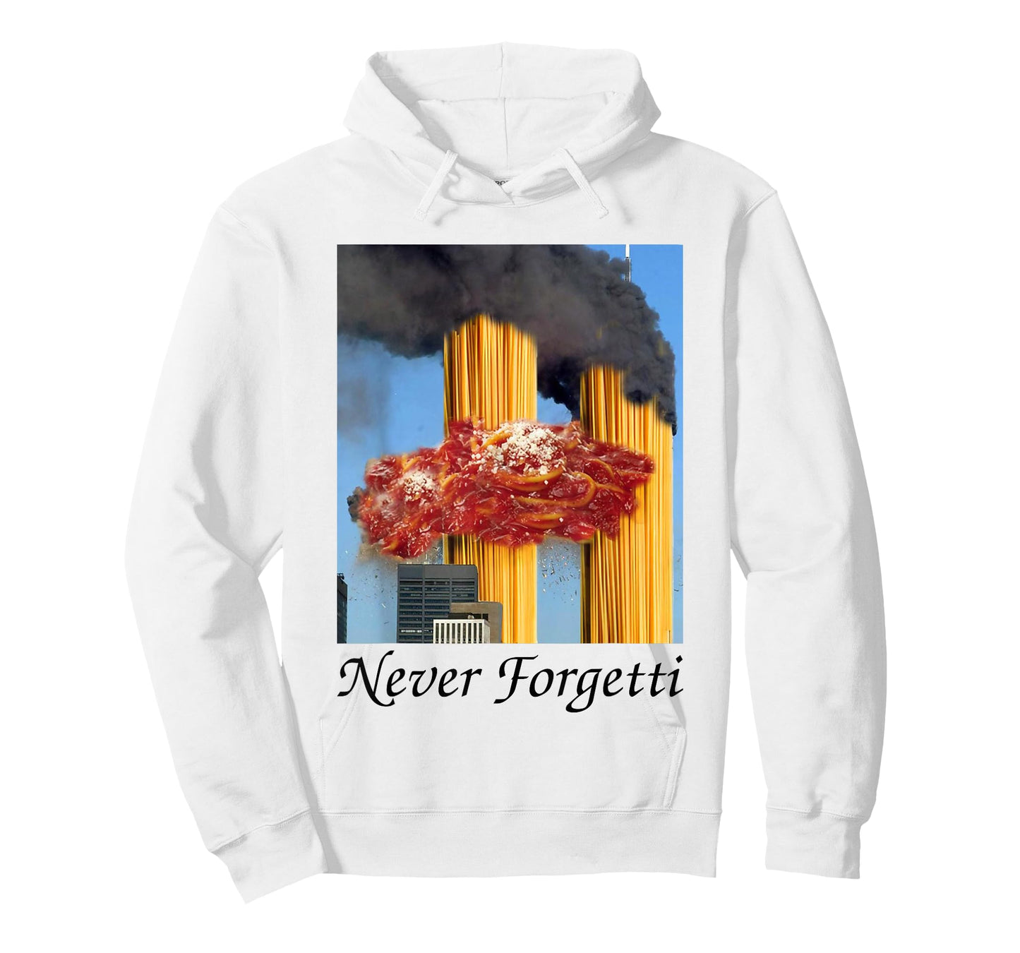Never Forgetti Funny Spaghetti Meme T-Shirt