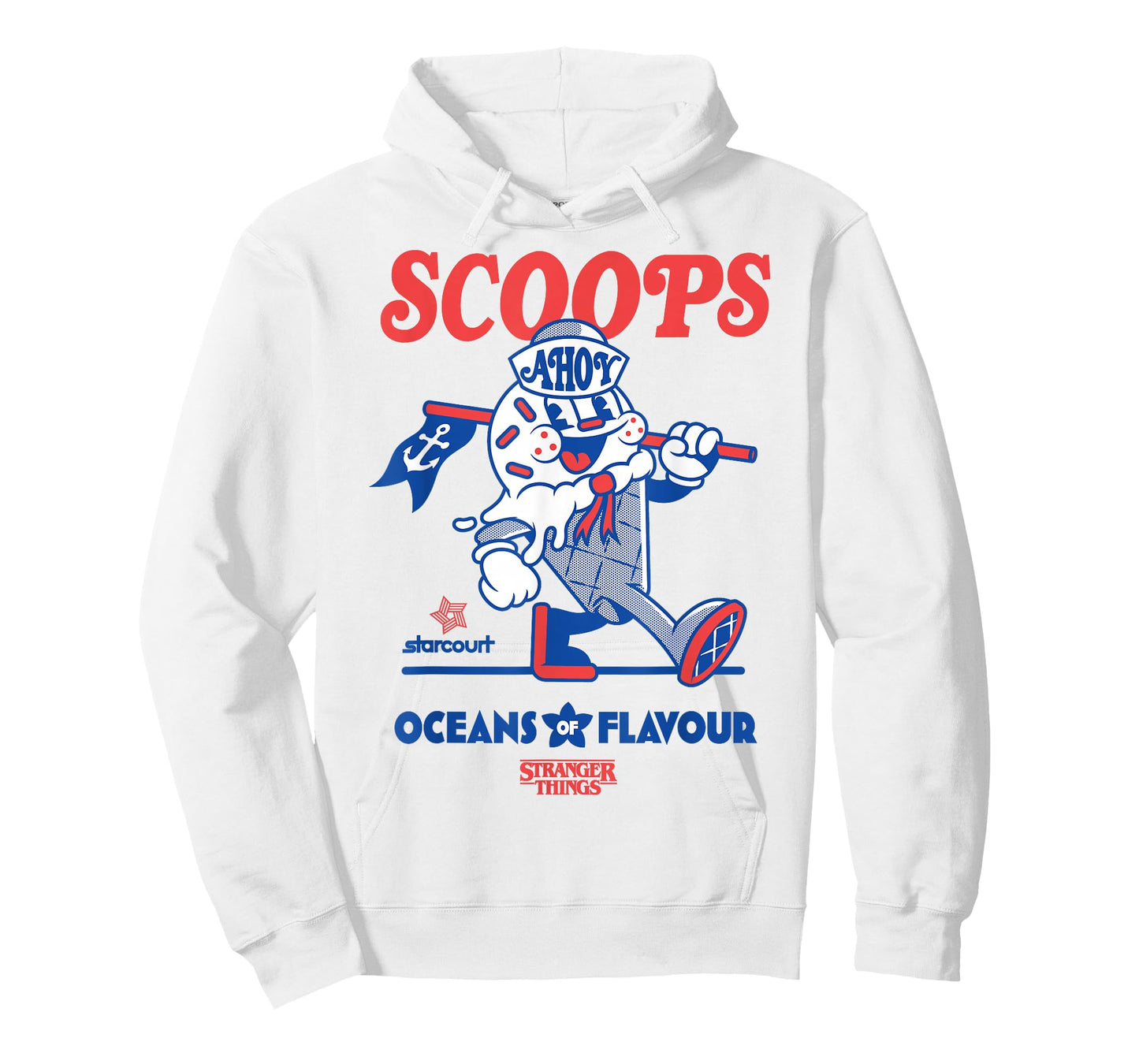Stranger Things Scoops Ahoy Oceans of Flavour Toon Cone T-Shirt