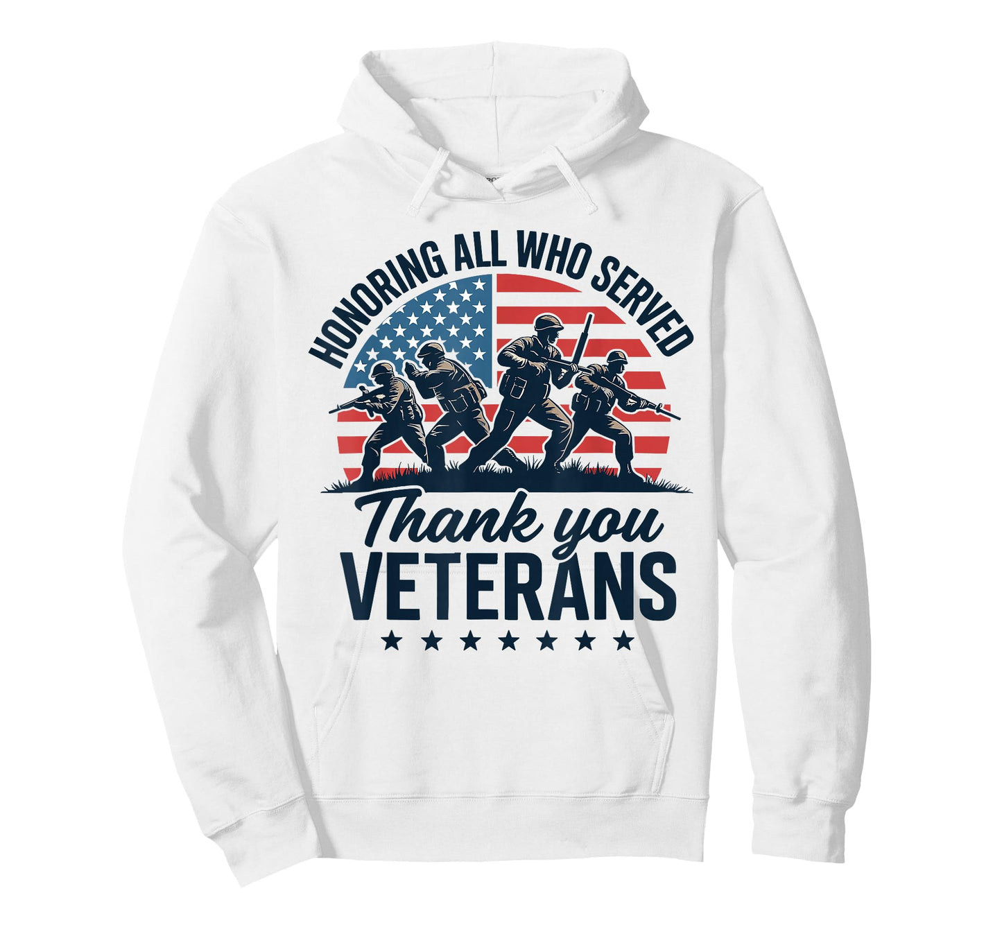 Honoring All Who Served Thank You Veterans Day T-Shirt