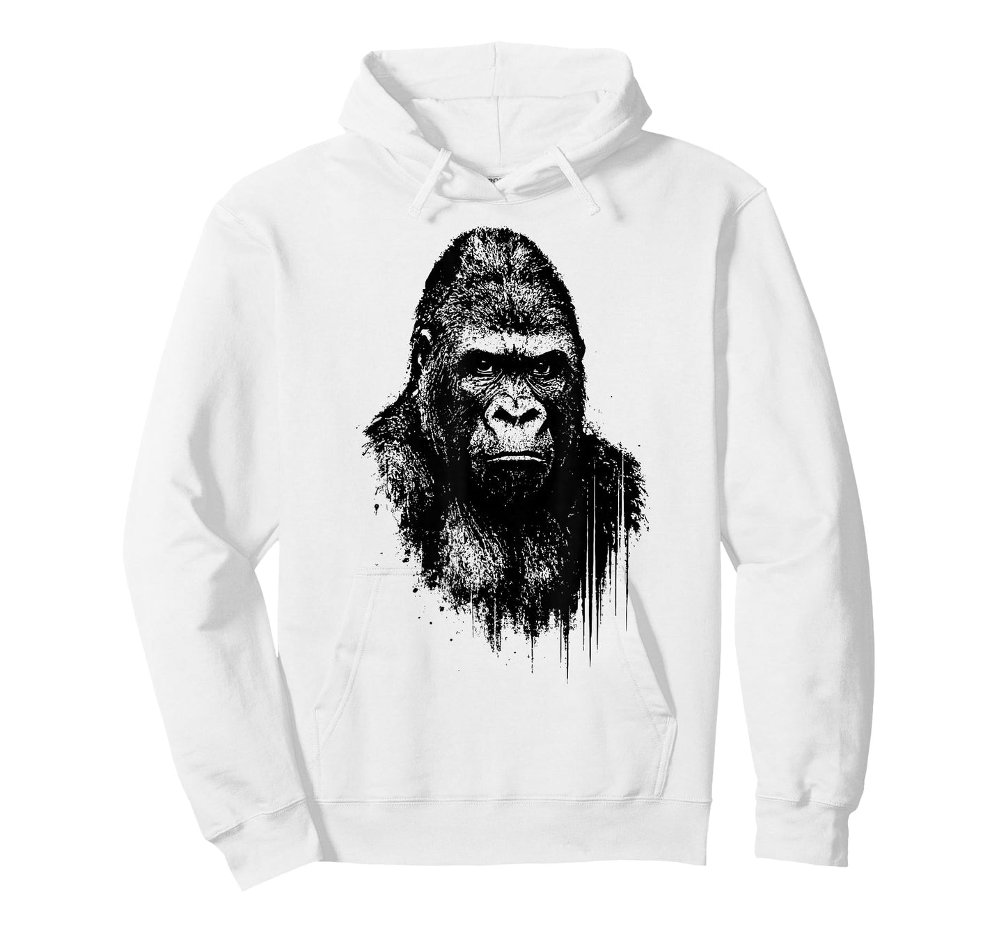 Cool Gorilla Ink Art Urban Jungle Wild Power Portrait Grunge T-Shirt