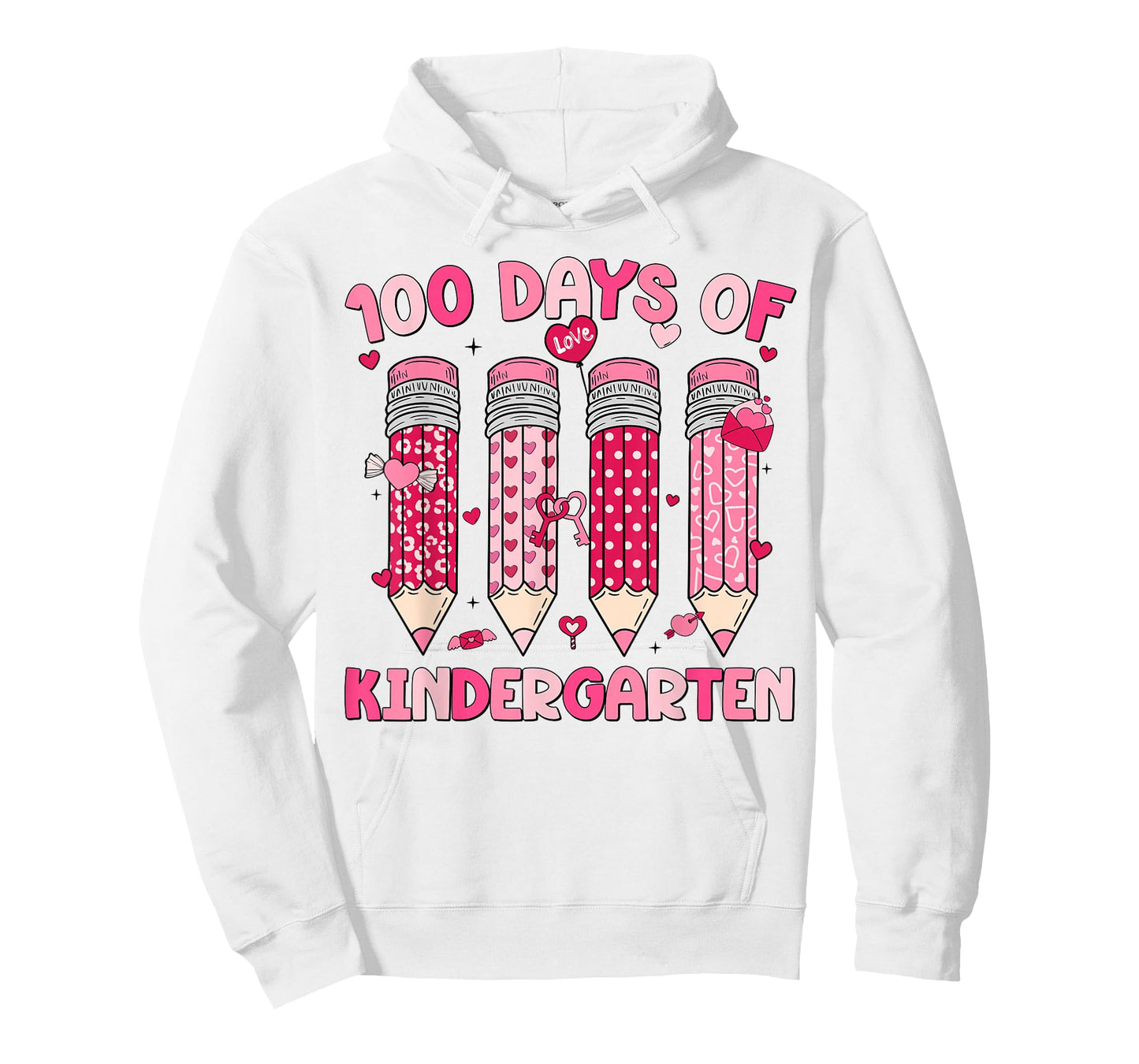 100th Day of School Kindergarten for Students Teacher Kids T-Shirt