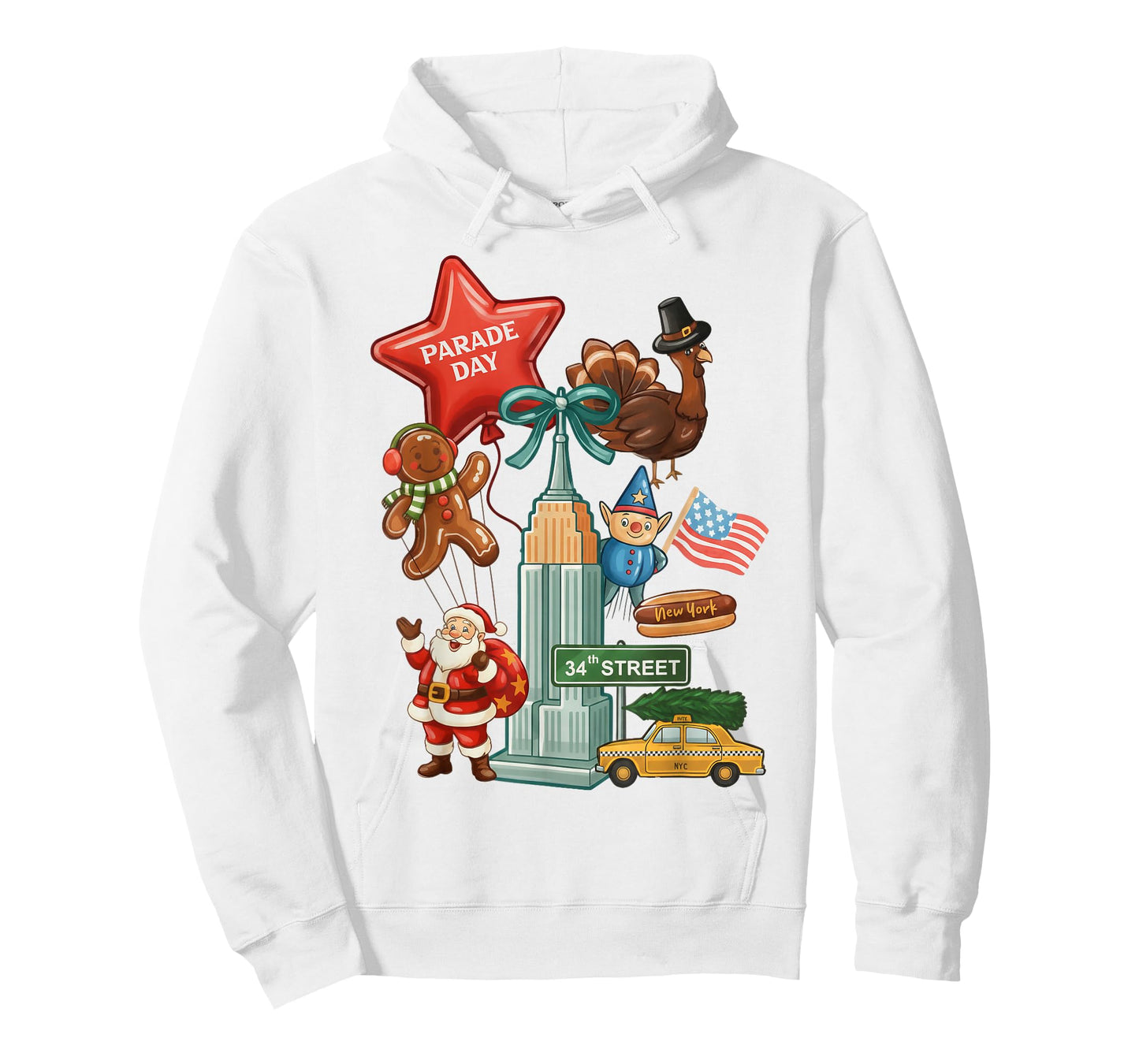 Retro Thanksgiving Day Parade New-York Men Women Teens T-Shirt