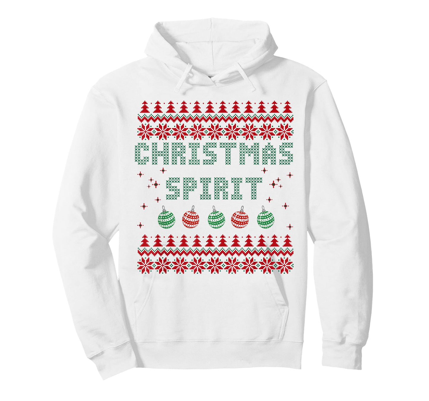 Balls Deep in The Christmas Spirit Matching Couples Ugly T-Shirt