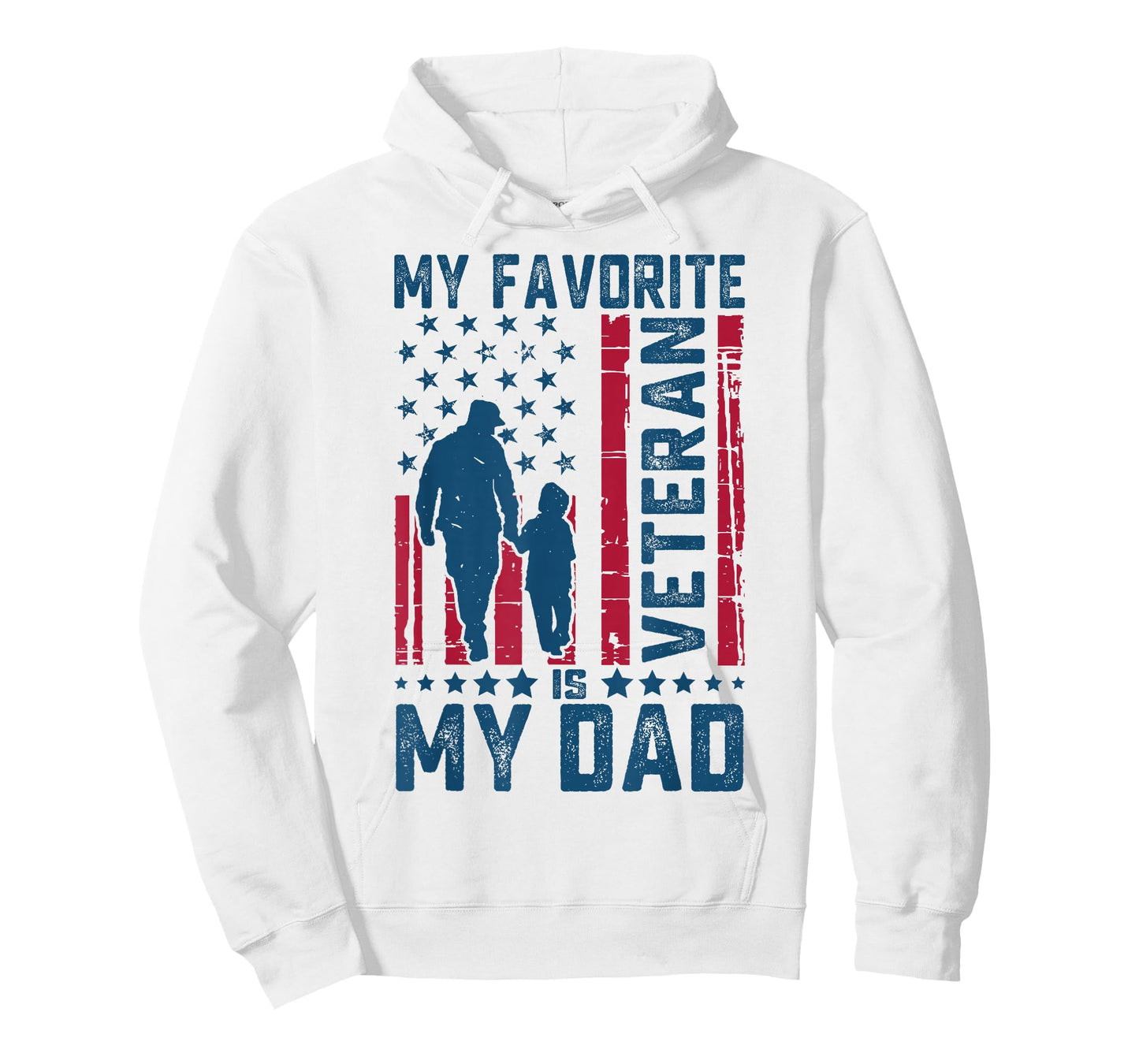 Father Veterans Day My Favorite Veteran is My Dad for Kids T-Shirt