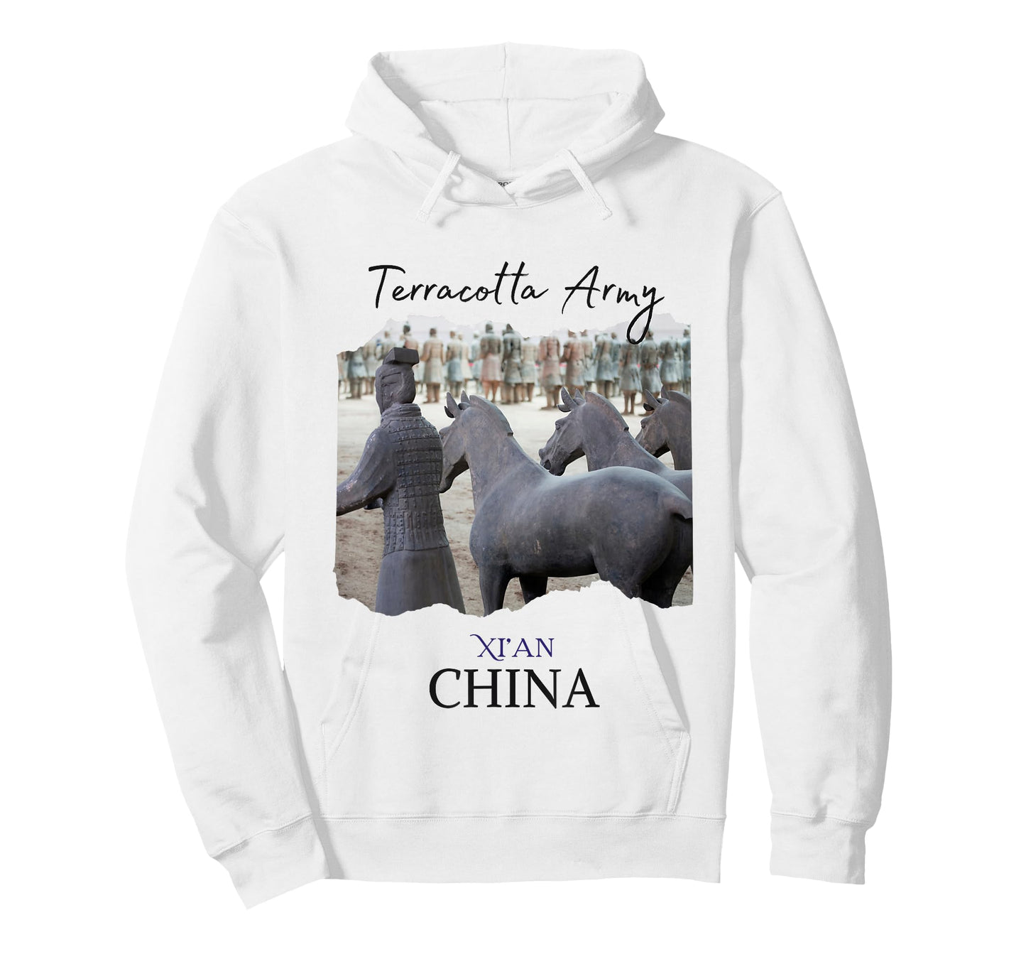 Terracotta Army Xian China Relics Kids Souvenir for Men Boys T-Shirt