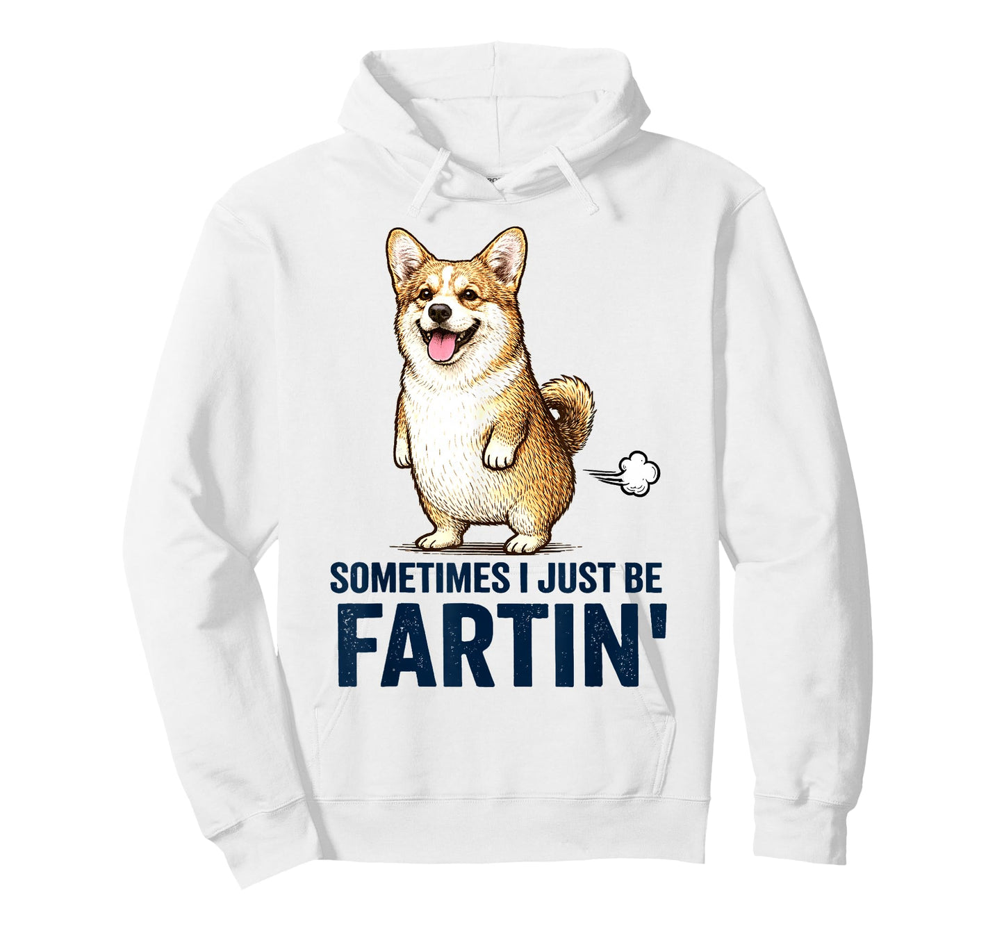 Sometimes I Just Be Farting Funny Corgi Dog Humor T-Shirt