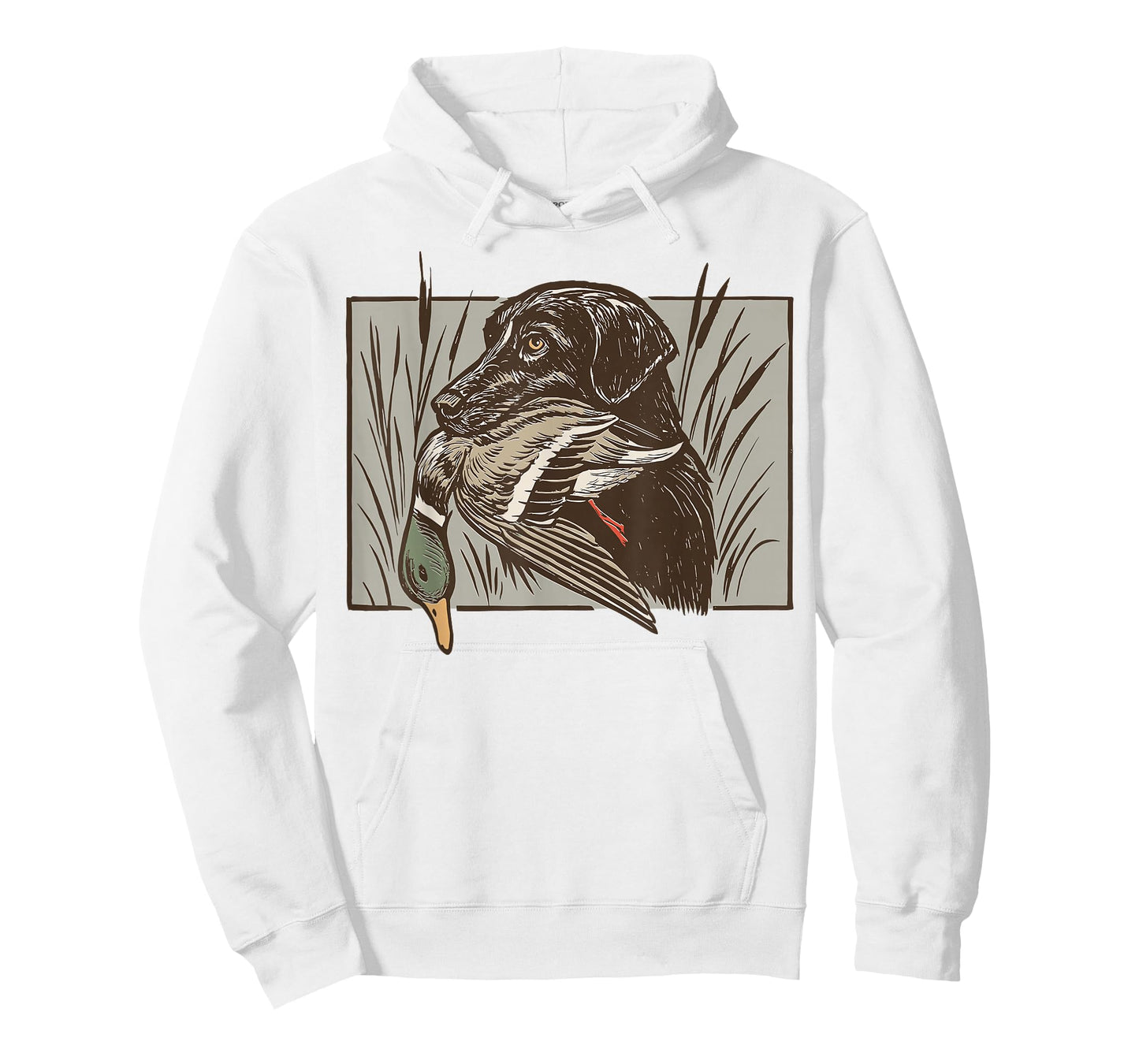 Retro Black Lab Hunting Dog Duck Hunter Southern Men Boys T-Shirt