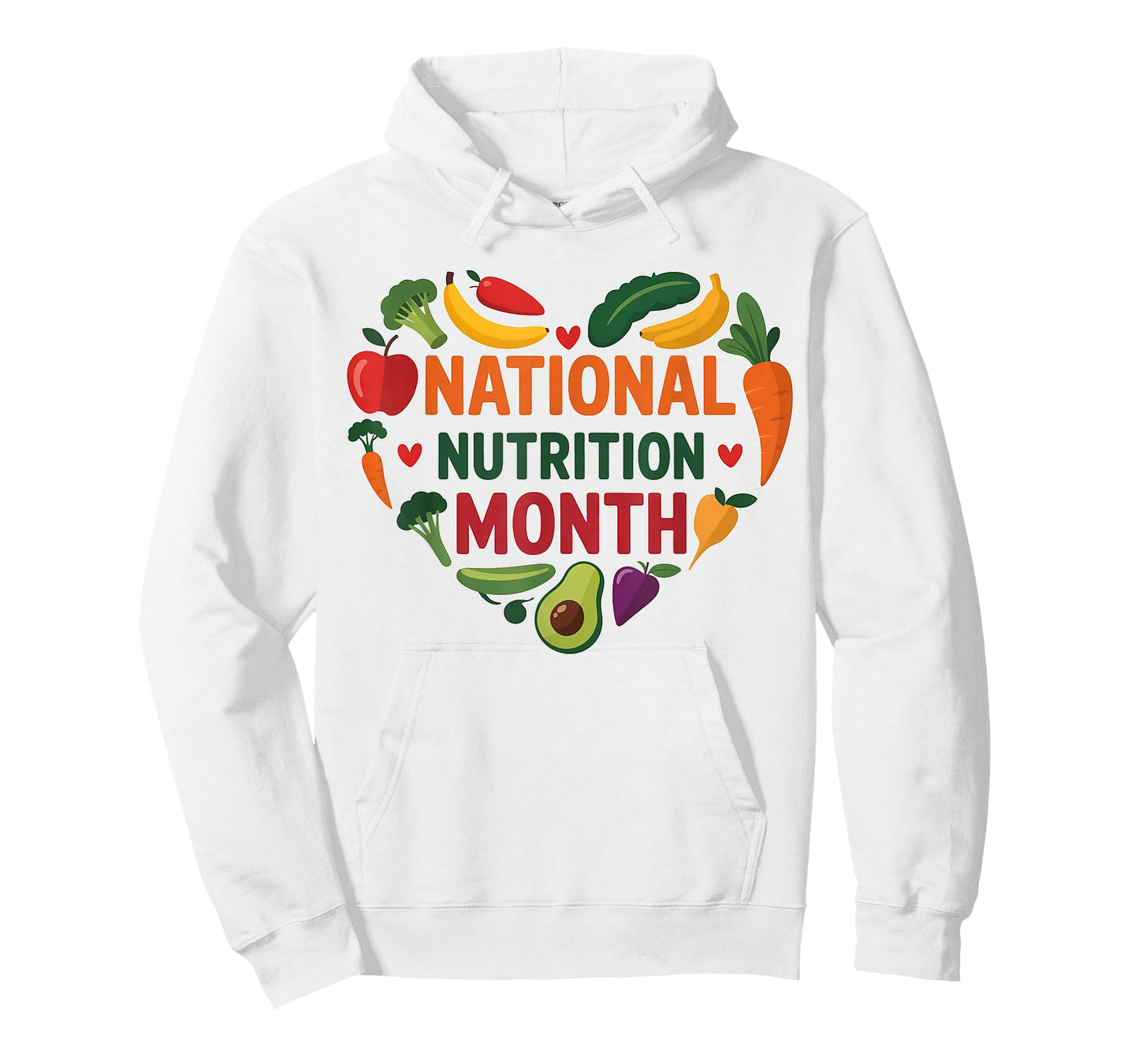 National Nutrition Month Healthy Eating Fruits Vegetables T-Shirt