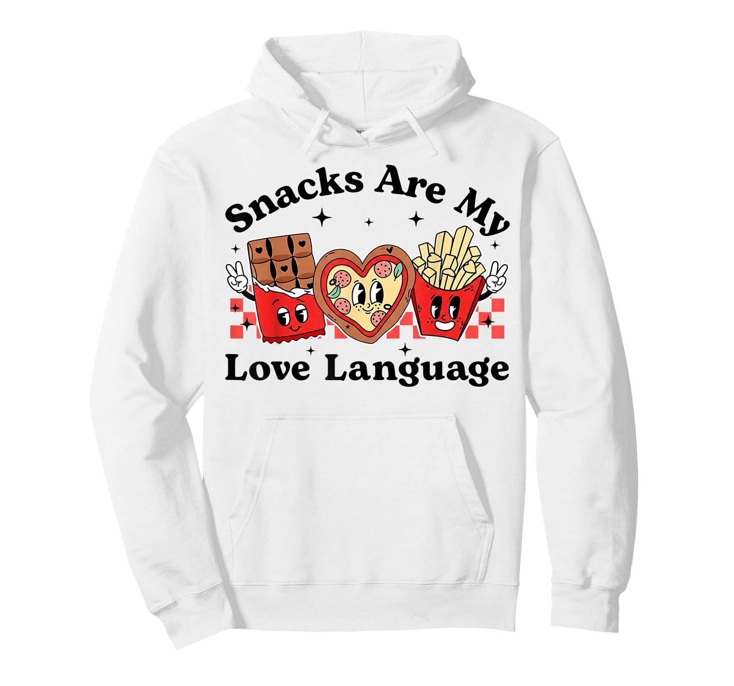 Snacks are My Love Language Valentine Day Kids Boys T-Shirt