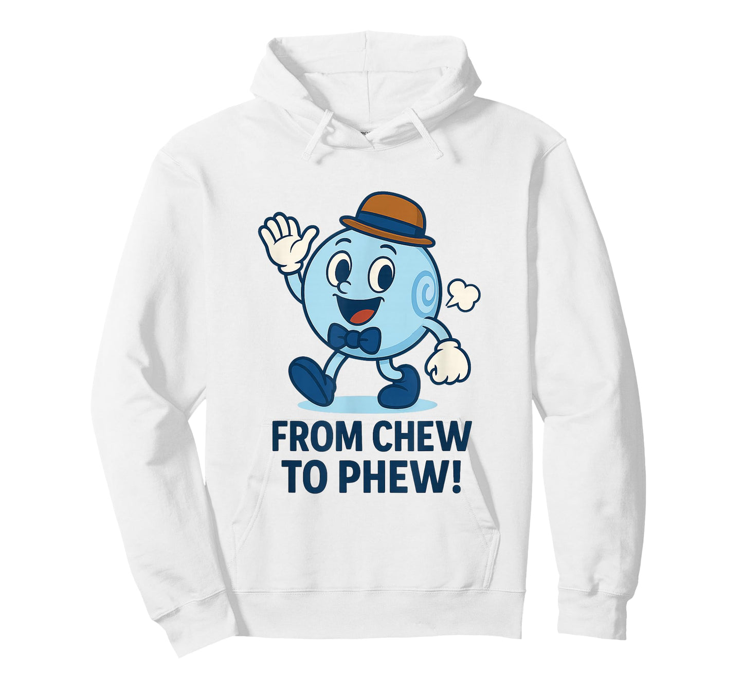 from Chew to Phew Bubbleton Funny Mascot for Science Fans T-Shirt