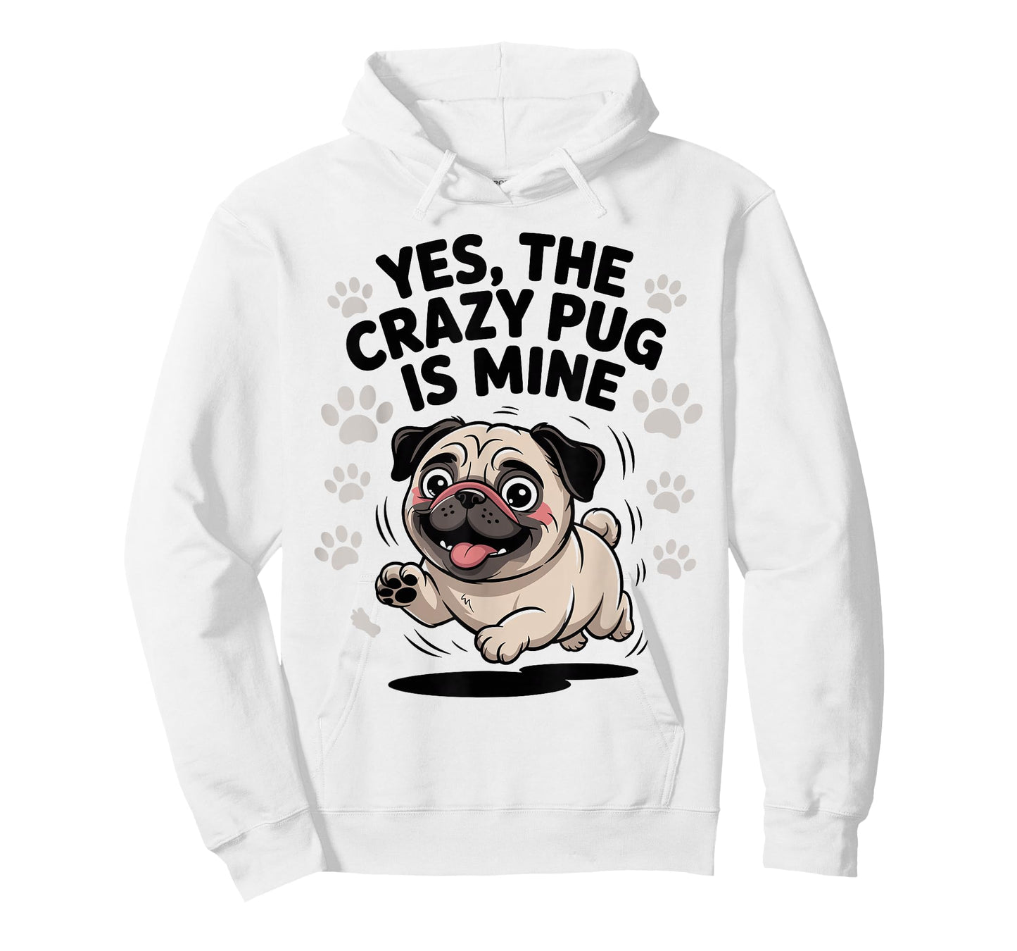 Cute Wrinkly Companion Dog Owner Small Pet Breed Funny Pug T-Shirt