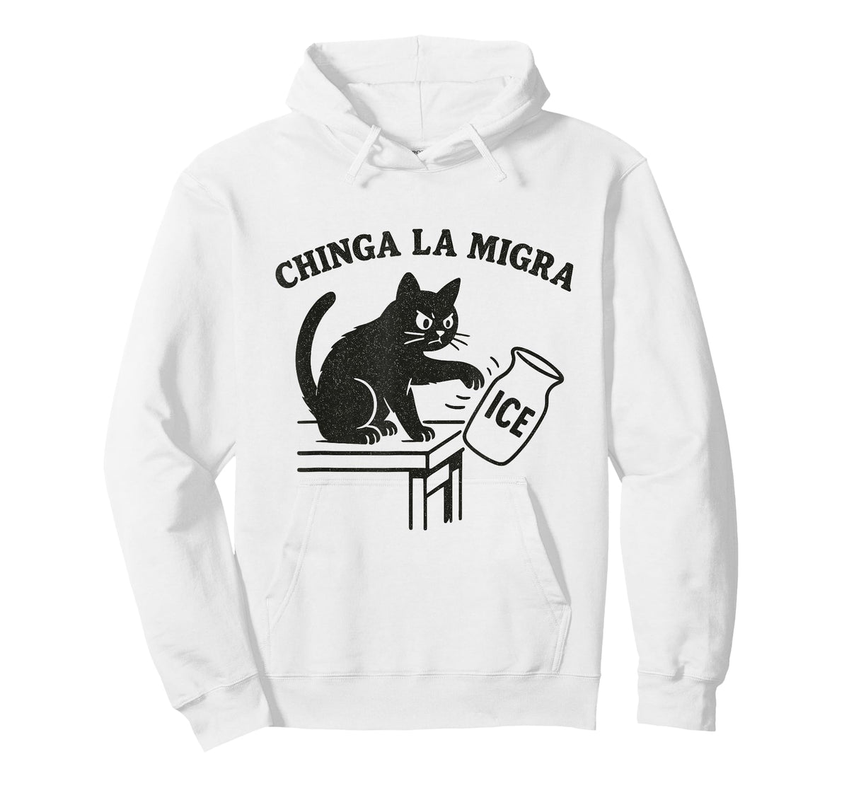 Chinga La Migra Funny Cat T-Shirt