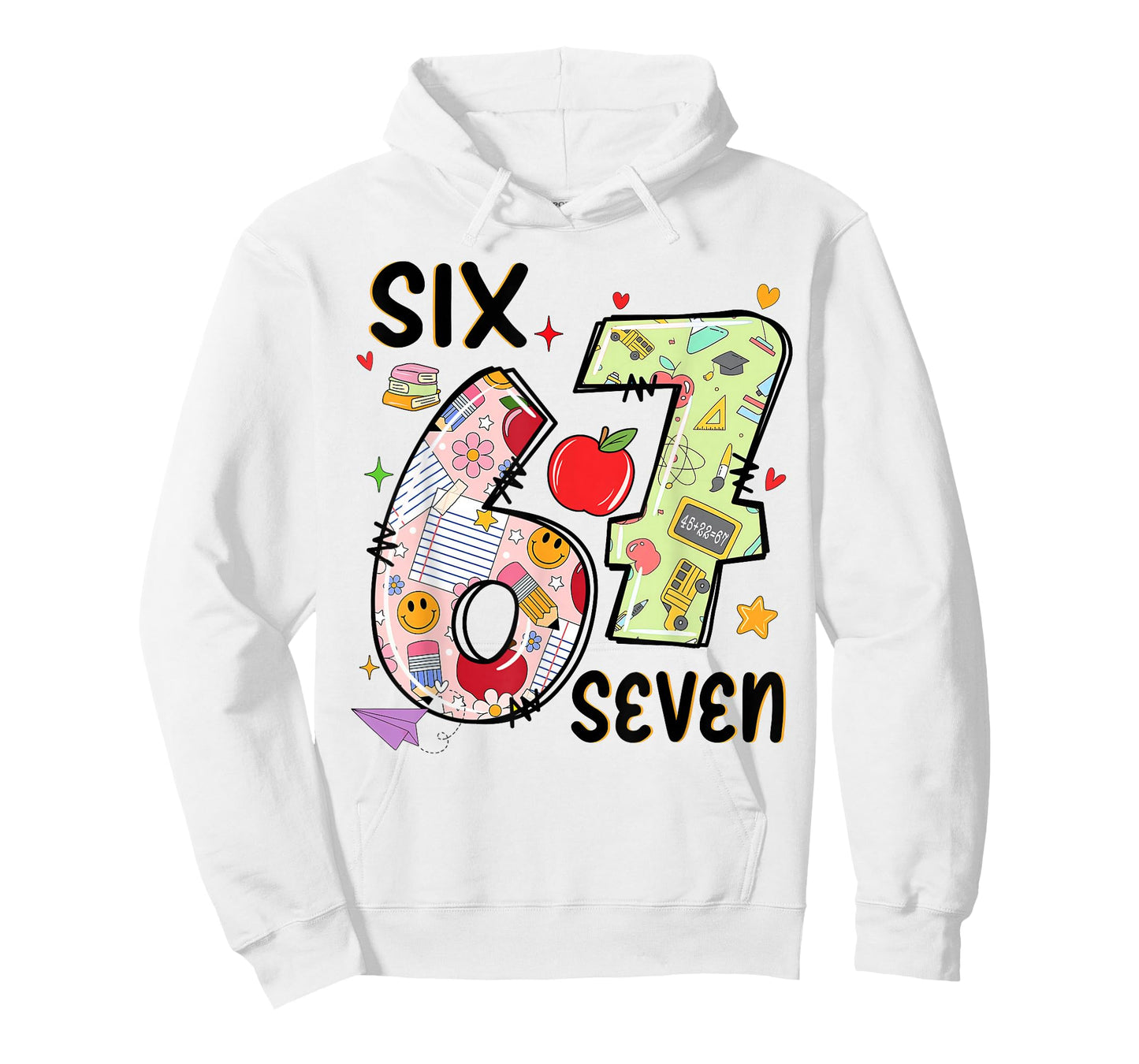 67 Shirt Teacher 6 7 Meme Women Girls Teachers Six Seven T-Shirt