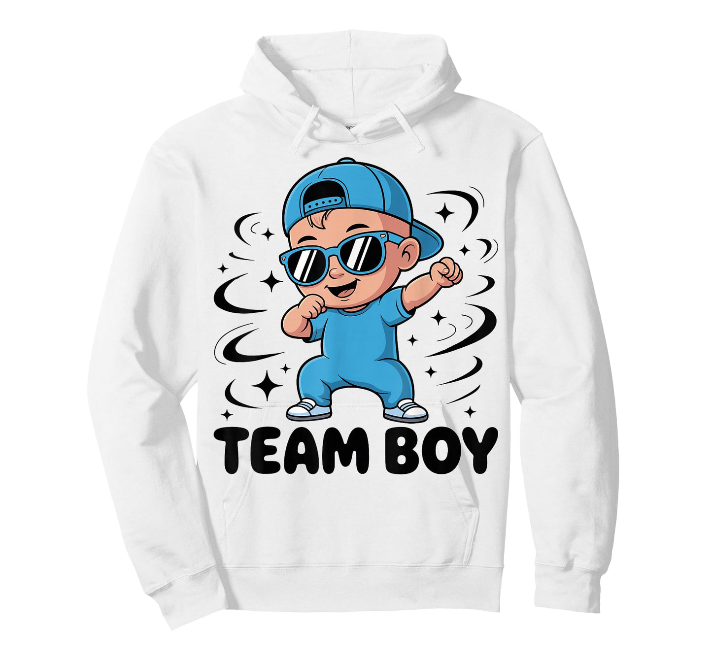 Team Boy Baby Announcement Gender Reveal Family Party T-Shirt