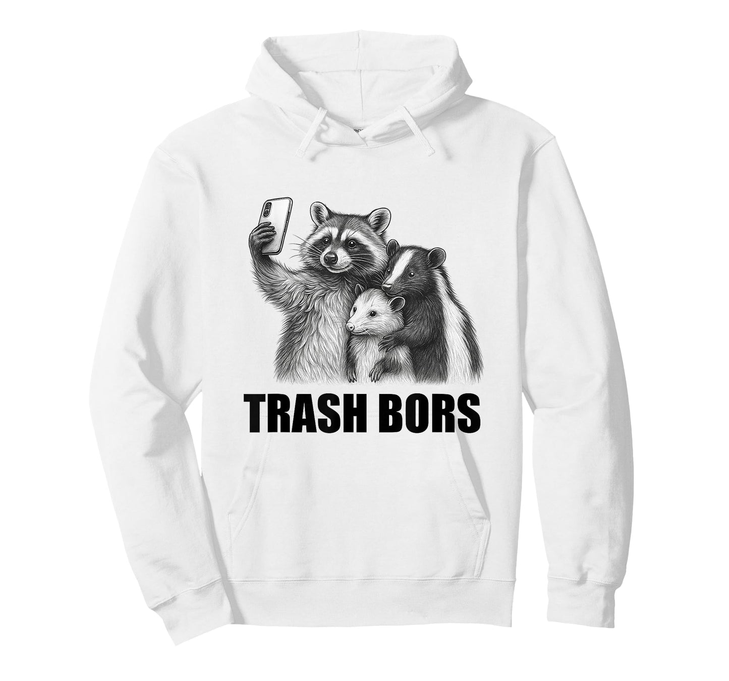 Trash Bros Raccoon Opossum Skunk Sunglasses Feral Cats T-Shirt