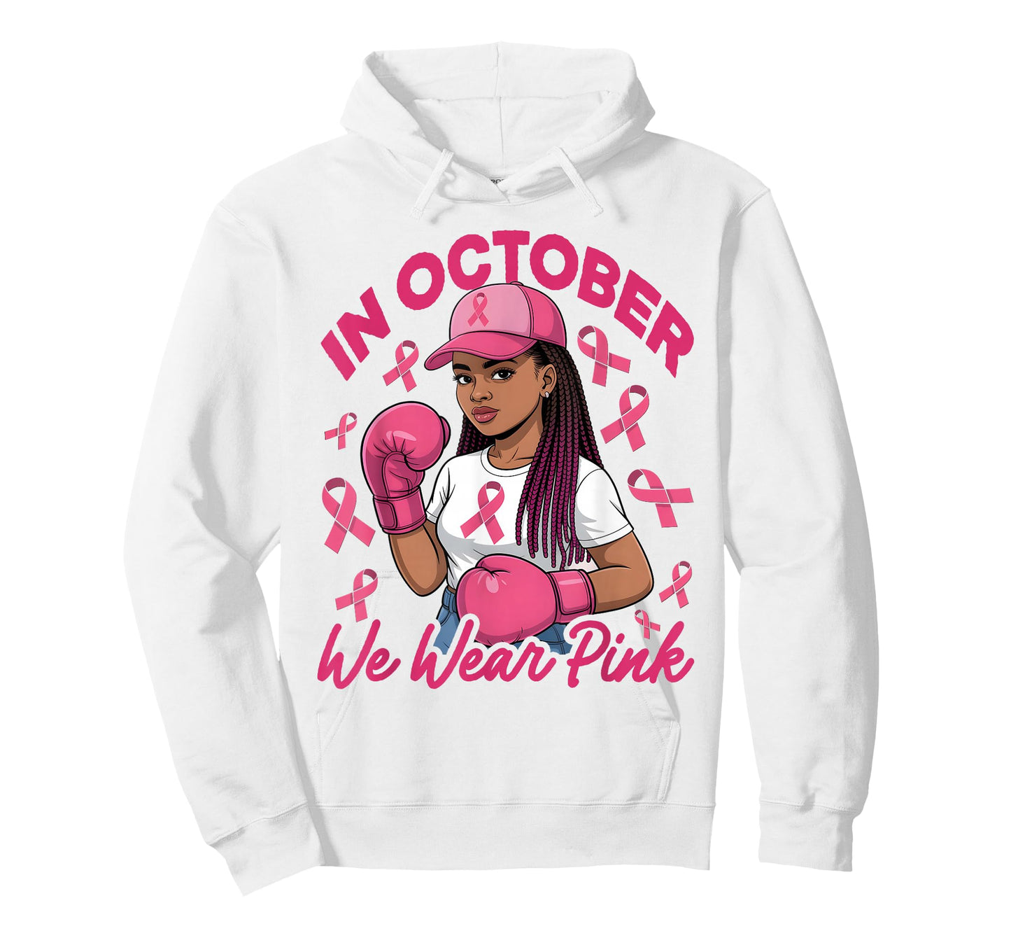 Black Breast Cancer Awareness for Women We Wear Pink T-Shirt