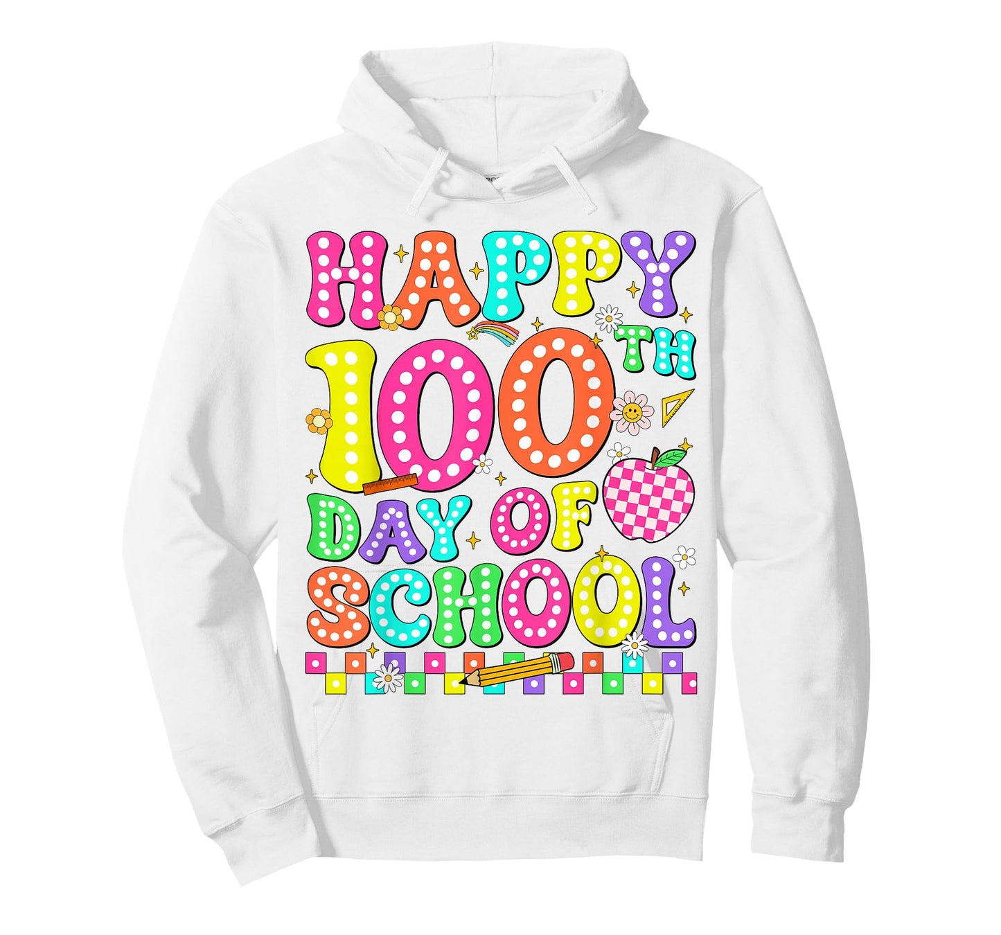 Happy 100 Days of School 100th Days Gift Teacher Girl Boy T-Shirt