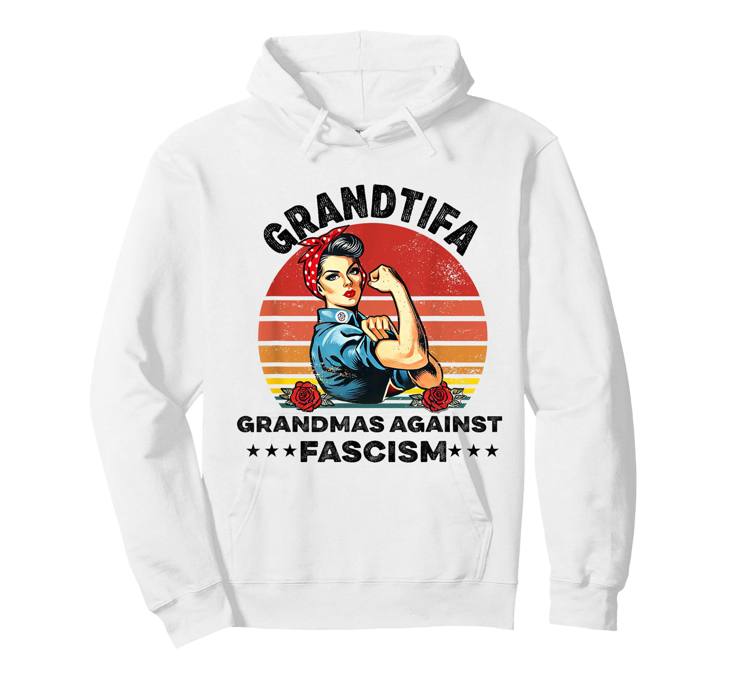Grantifa Grandmas Against Fascism Protest Medusa Feminist T-Shirt