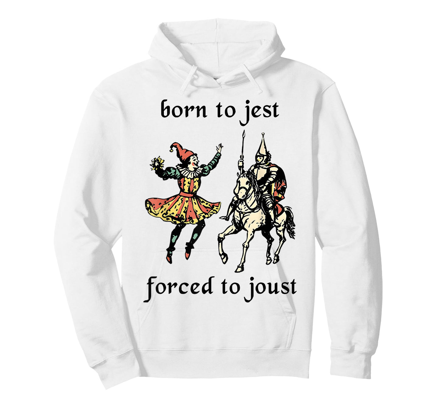 Born to Jest Funny Forced to Joust Medieval T-Shirt