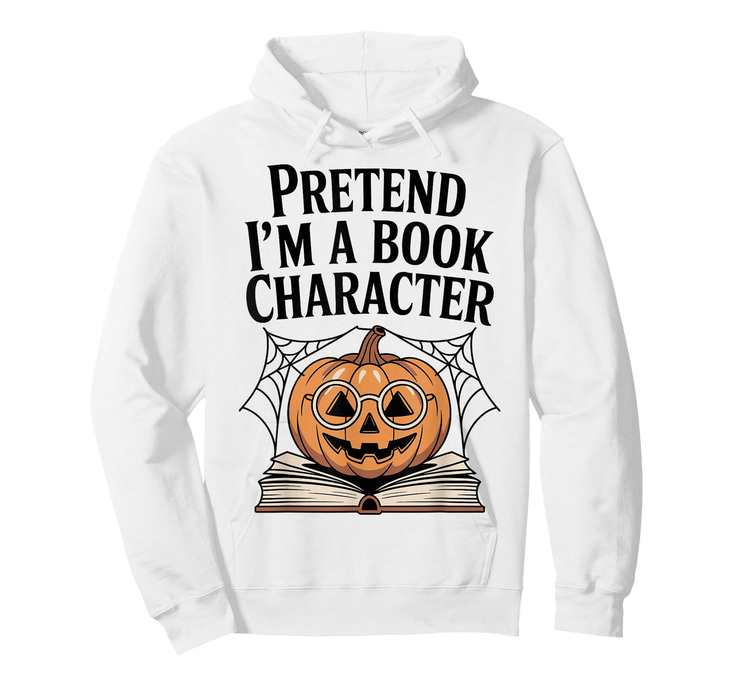 Pretend I'm A Book Character Costumes Kids Halloween Pumpkin T-Shirt