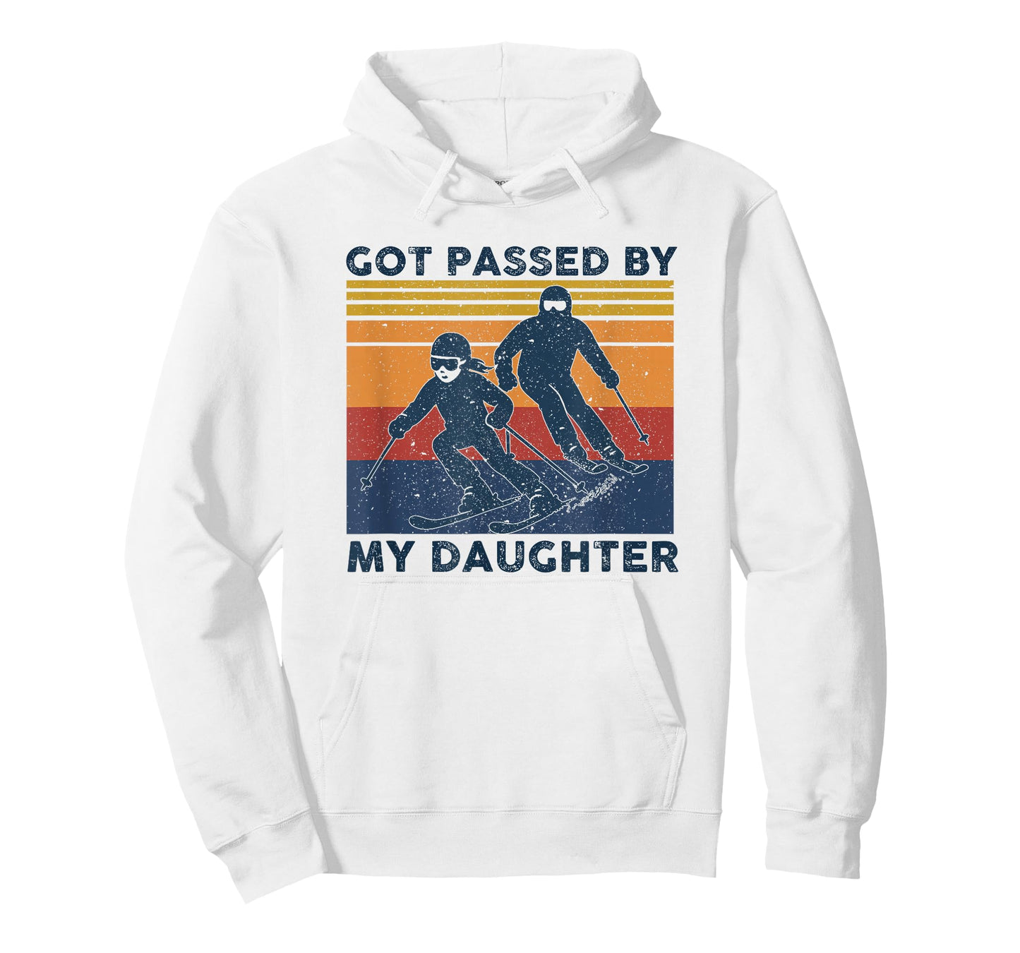 Got Passed by My Daughter Funny Skiing T-Shirt