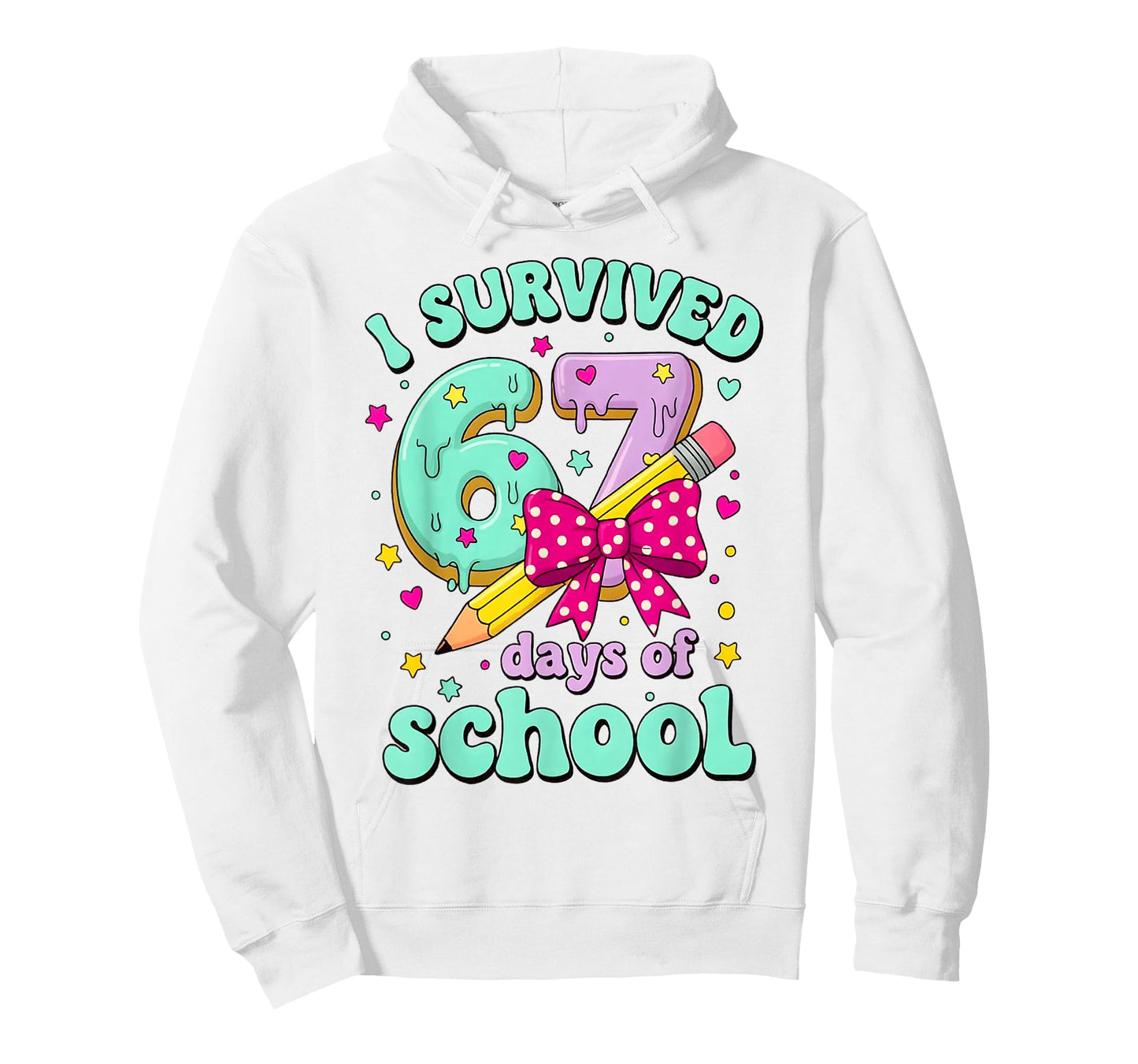 I Survived 67 Day of School for Teachers and Students T-Shirt