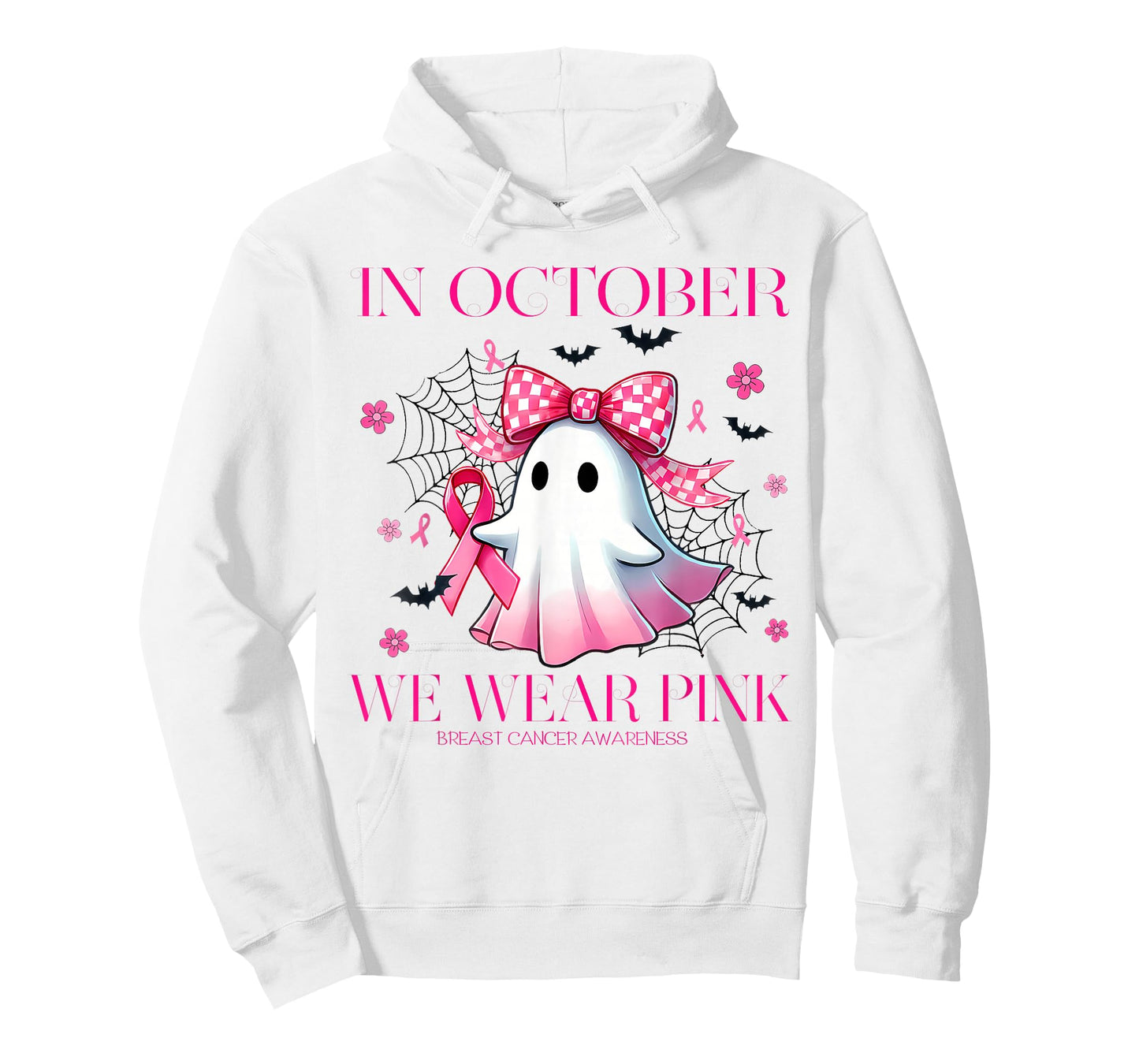 in October We Wear Pink Breast Cancer Awareness T Shirt T-Shirt