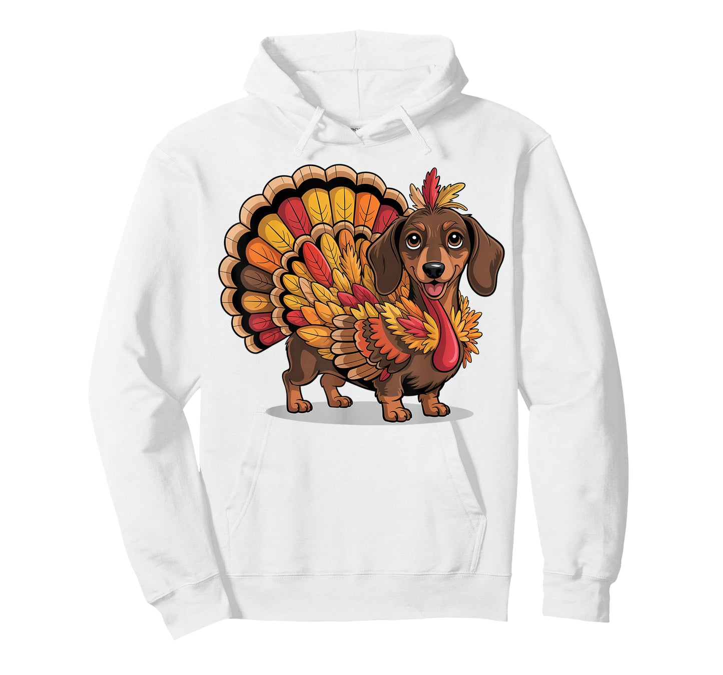 Cute Wiener Dog Fall Autumn Thanksgiving Dachshund Turkey T-Shirt