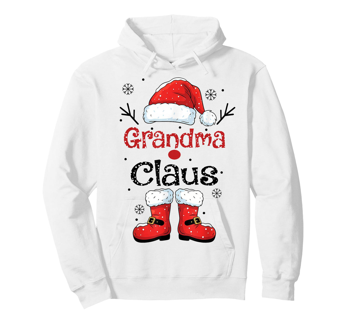 Grandma Claus Christmas Costume Pajama Family Matching T-Shirt