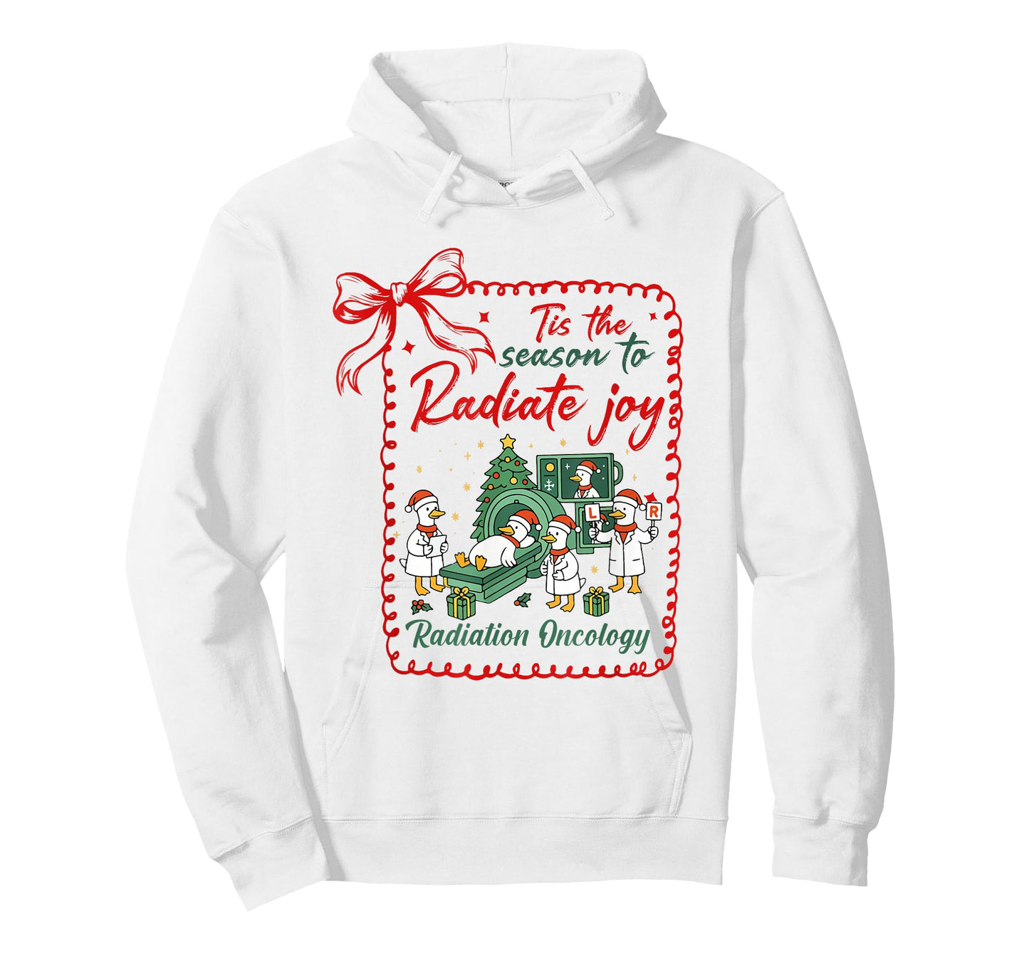 Tis The Season to Radiate Joy Radiation Oncology Christmas T-Shirt