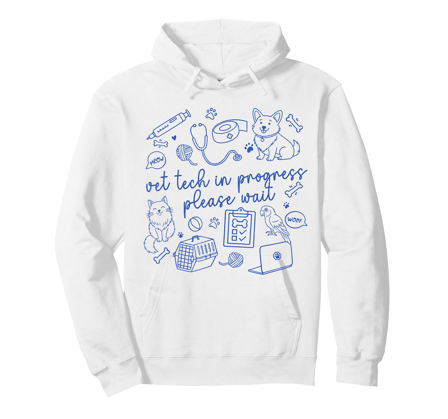 Retro Vet Tech in Progress Funny Veterinary Assistant Outfit T-Shirt