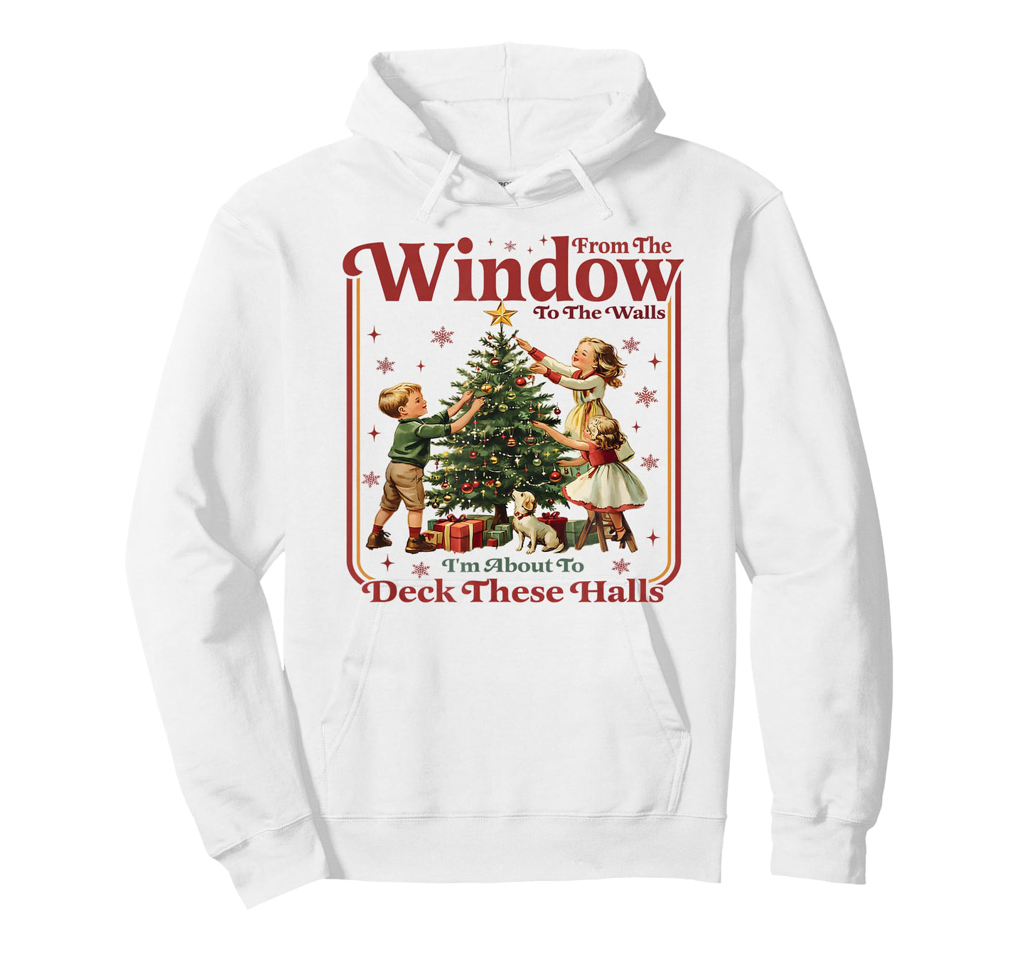 Christmas from The Windows Funny Quote Holiday Retro Design T-Shirt