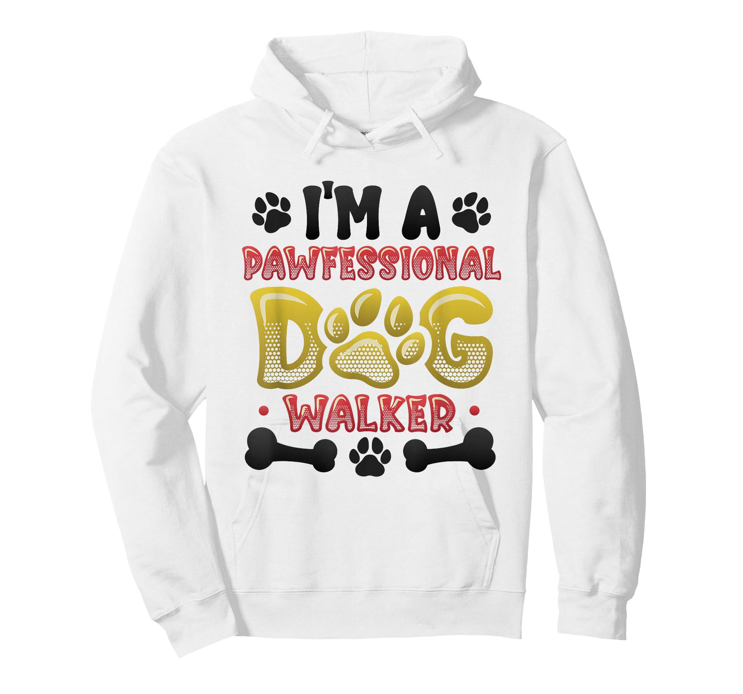 Dog Walking - I´m A Pawfessional Dog Walker T-Shirt