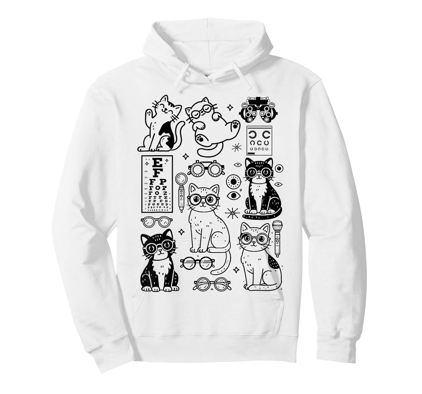 Optician Cats Optometry Eye Doctor Ophthalmologist Eye Care T-Shirt
