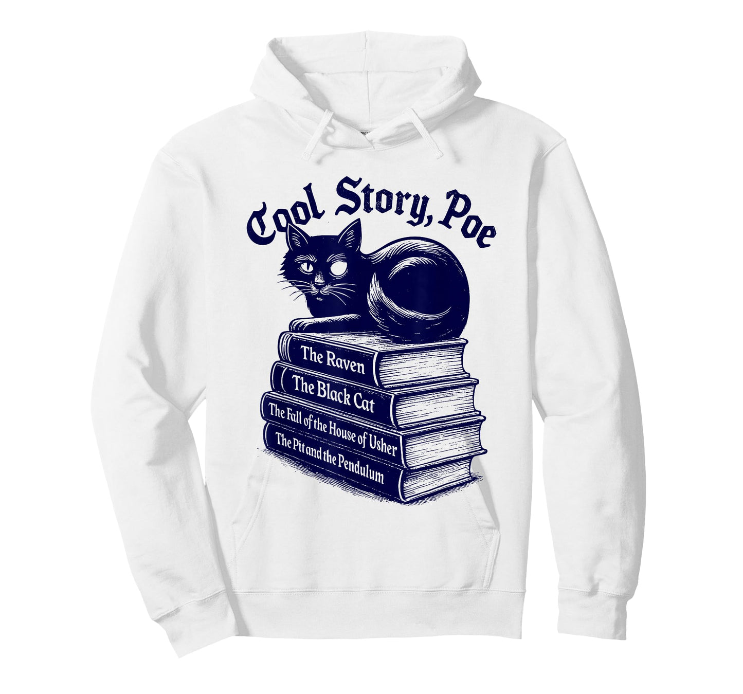 Cool Story Poe Black Cat Edgar Allan Poe T-Shirt for Men WOM T-Shirt