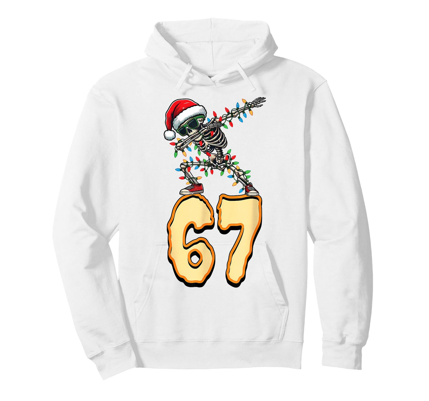 67 Halloween Meme 6 7 Numbers Six Seven Funny Kids Skeleton T-Shirt