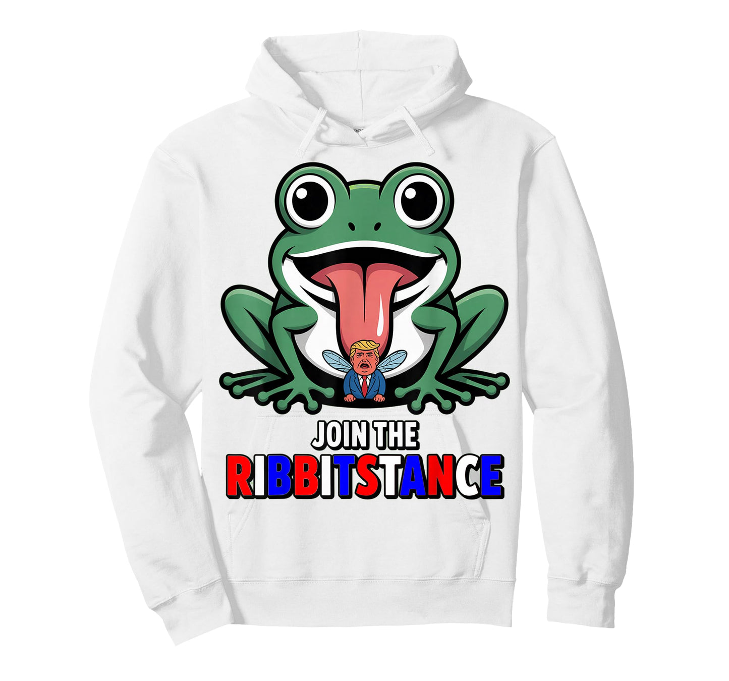 Resistance Frog Funny No Kings Protest Resist Ribbitstance T-Shirt