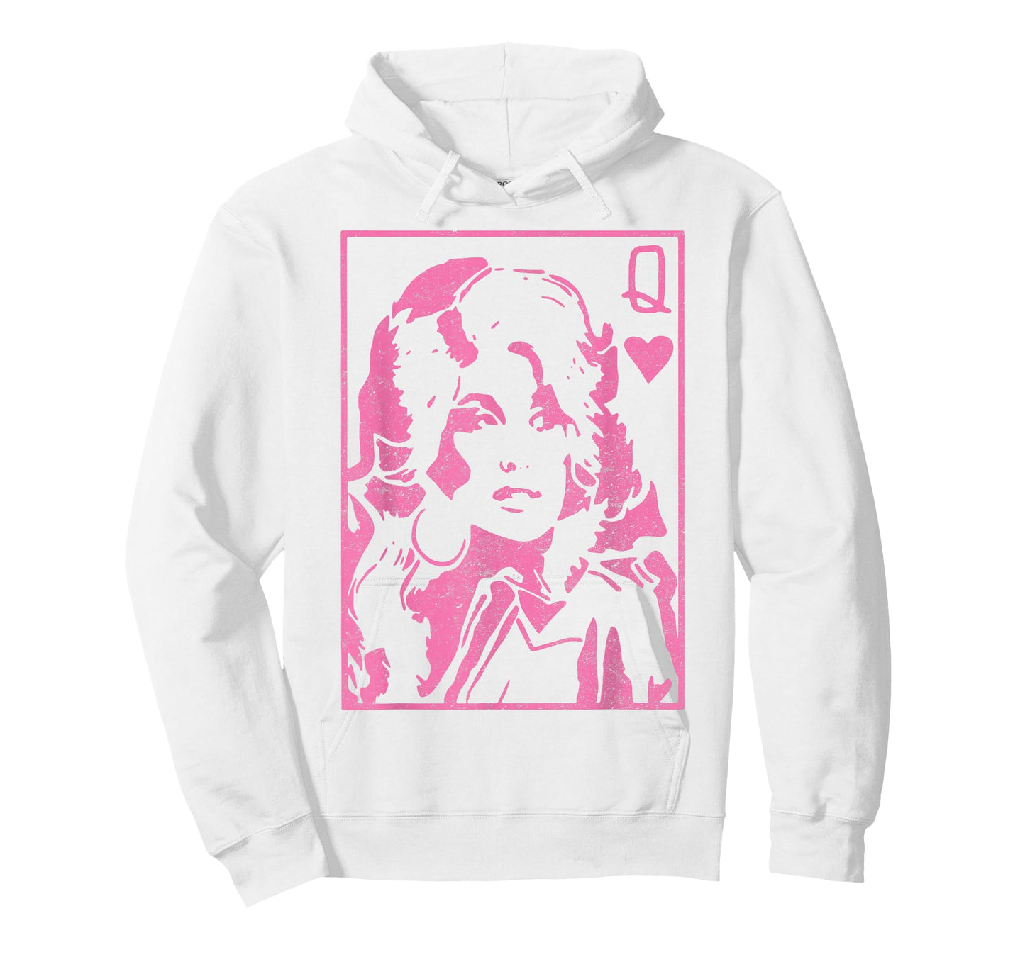 Queen of Heart Card Retro 90s T-Shirt