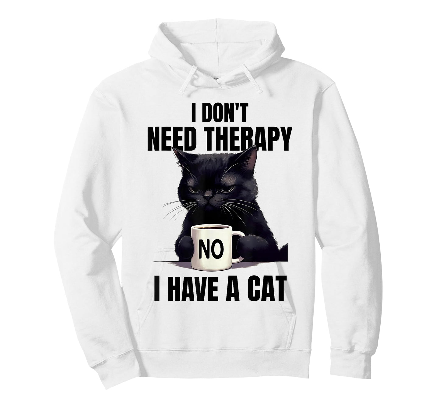 Funny Cat Lover Humor I Don't Need Therapy I Have A Cat T-Shirt