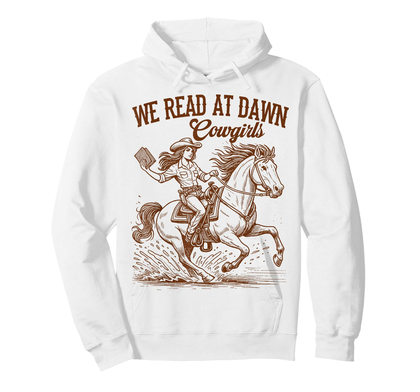 Western Life Book Lover Reading We Reads at Dawn Cowgirls T-Shirt