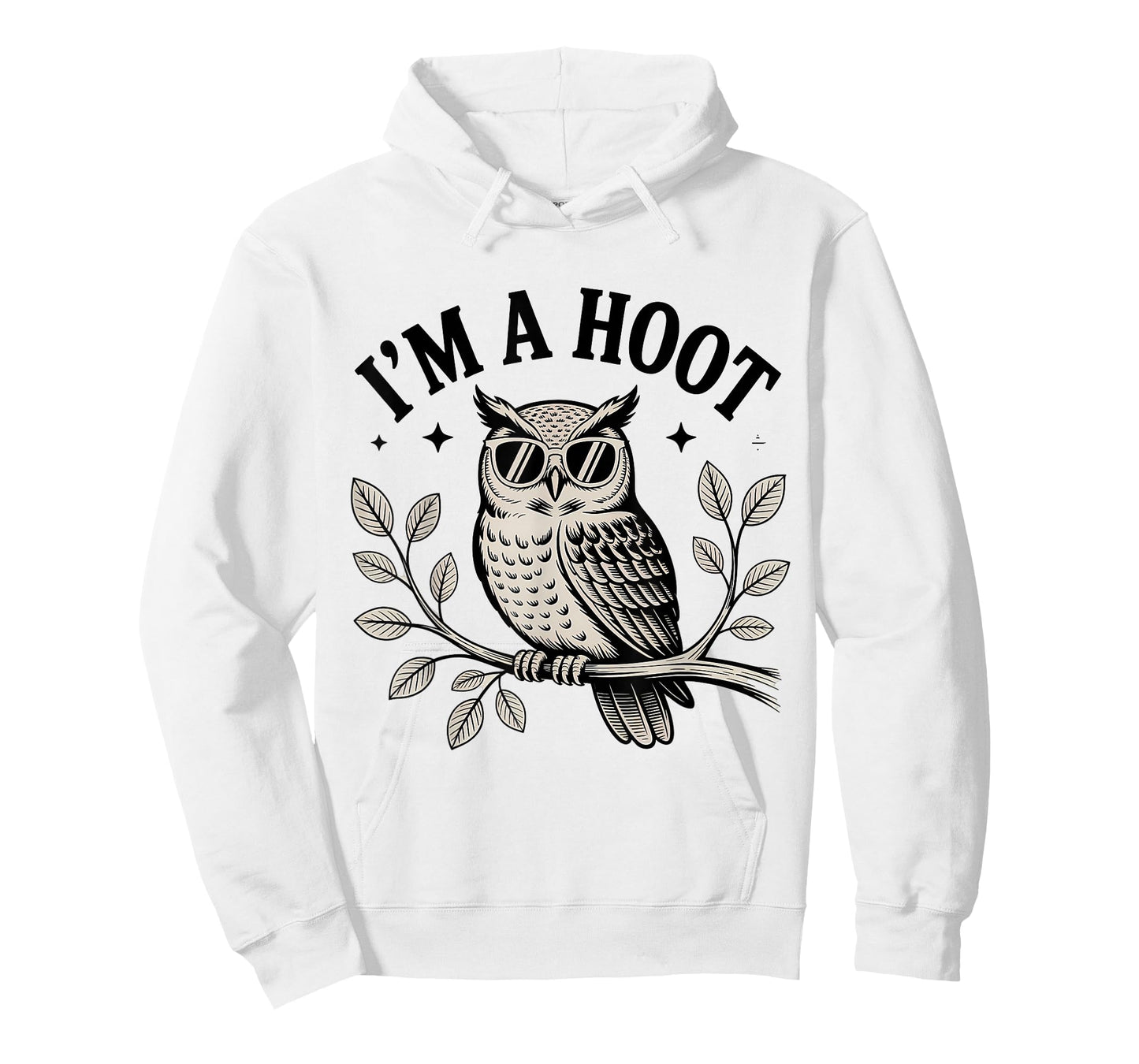 Retro I'm A Hoot Owl Bird Lover Sarcastic Jokes Funny Owl T-Shirt