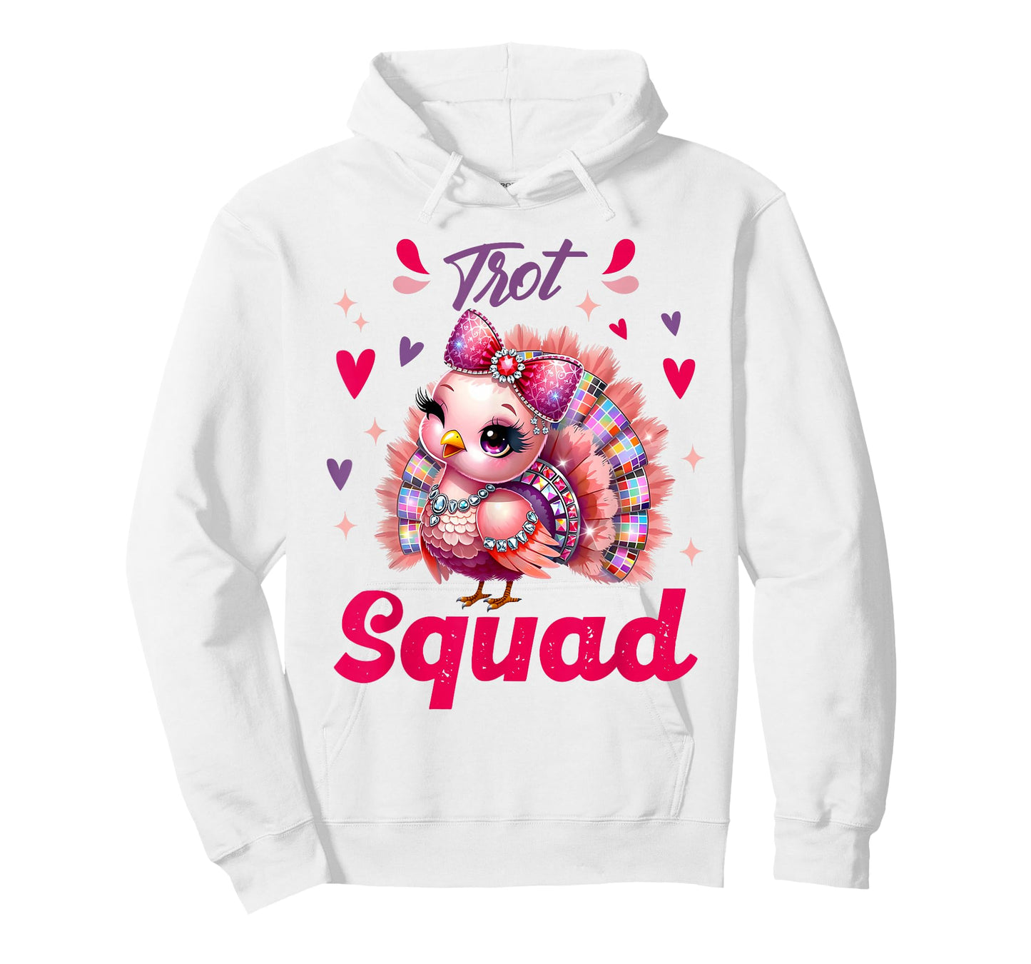 Thanksgiving Turkey Trot Squad 2025 Cute Girl Women Kids T-Shirt